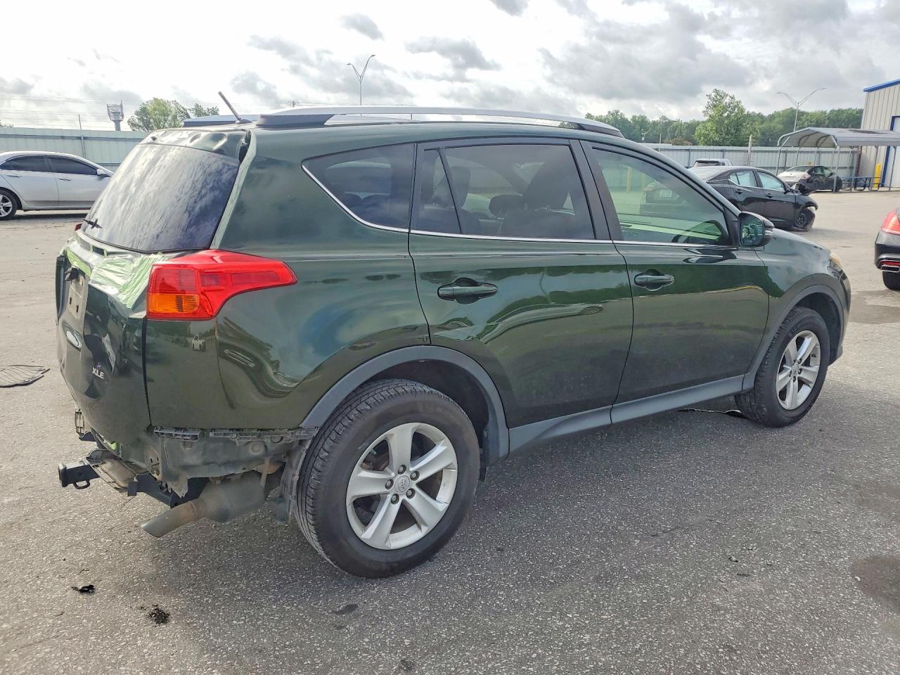 2013 Toyota Rav4 Xle Green vin: JTMWFREV2DD002185