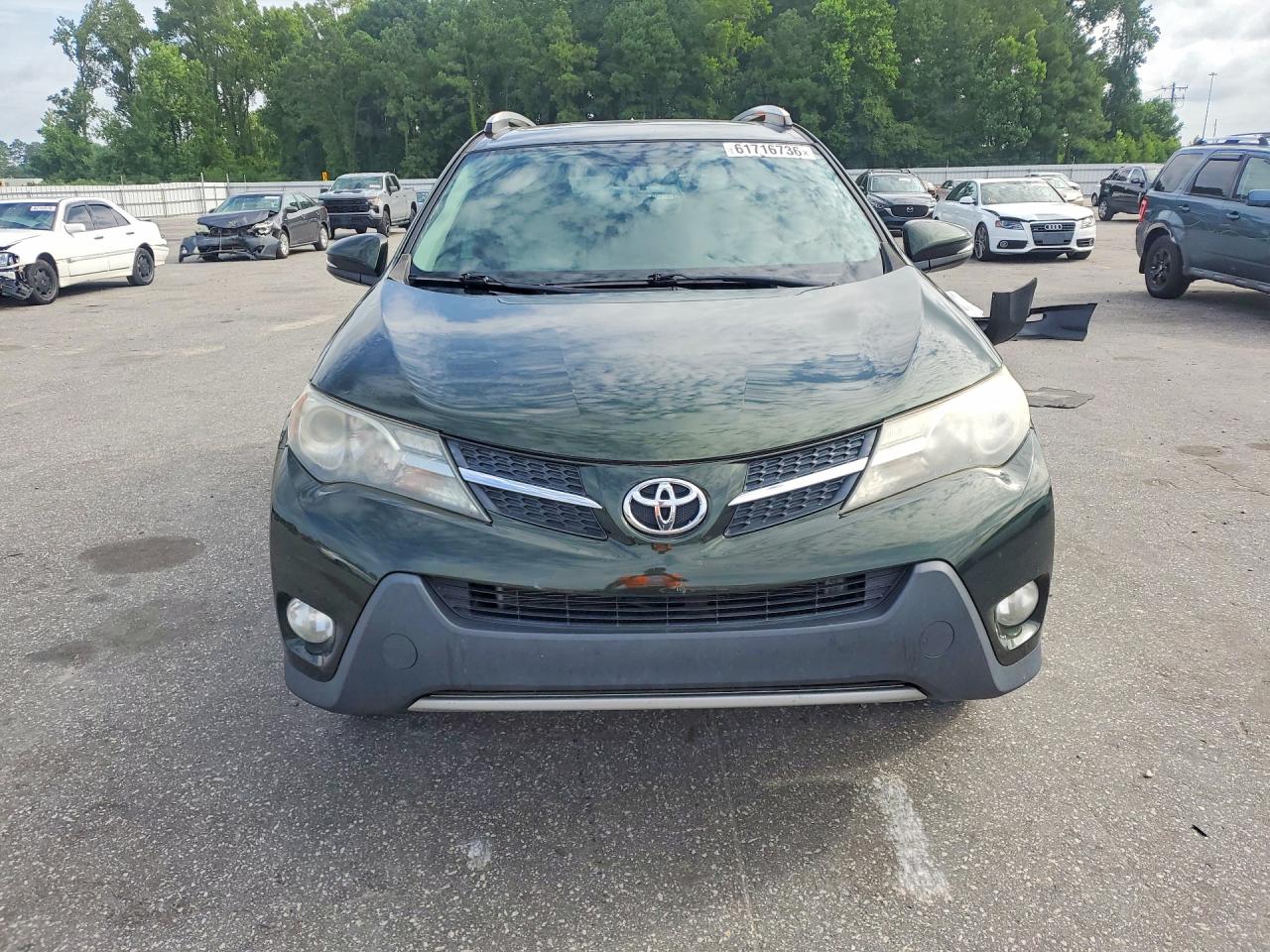 2013 Toyota Rav4 Xle Green vin: JTMWFREV2DD002185