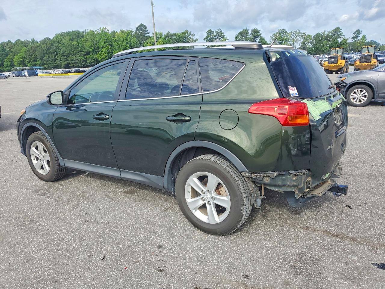 2013 Toyota Rav4 Xle Green vin: JTMWFREV2DD002185
