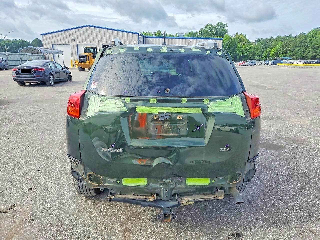 2013 Toyota Rav4 Xle Green vin: JTMWFREV2DD002185