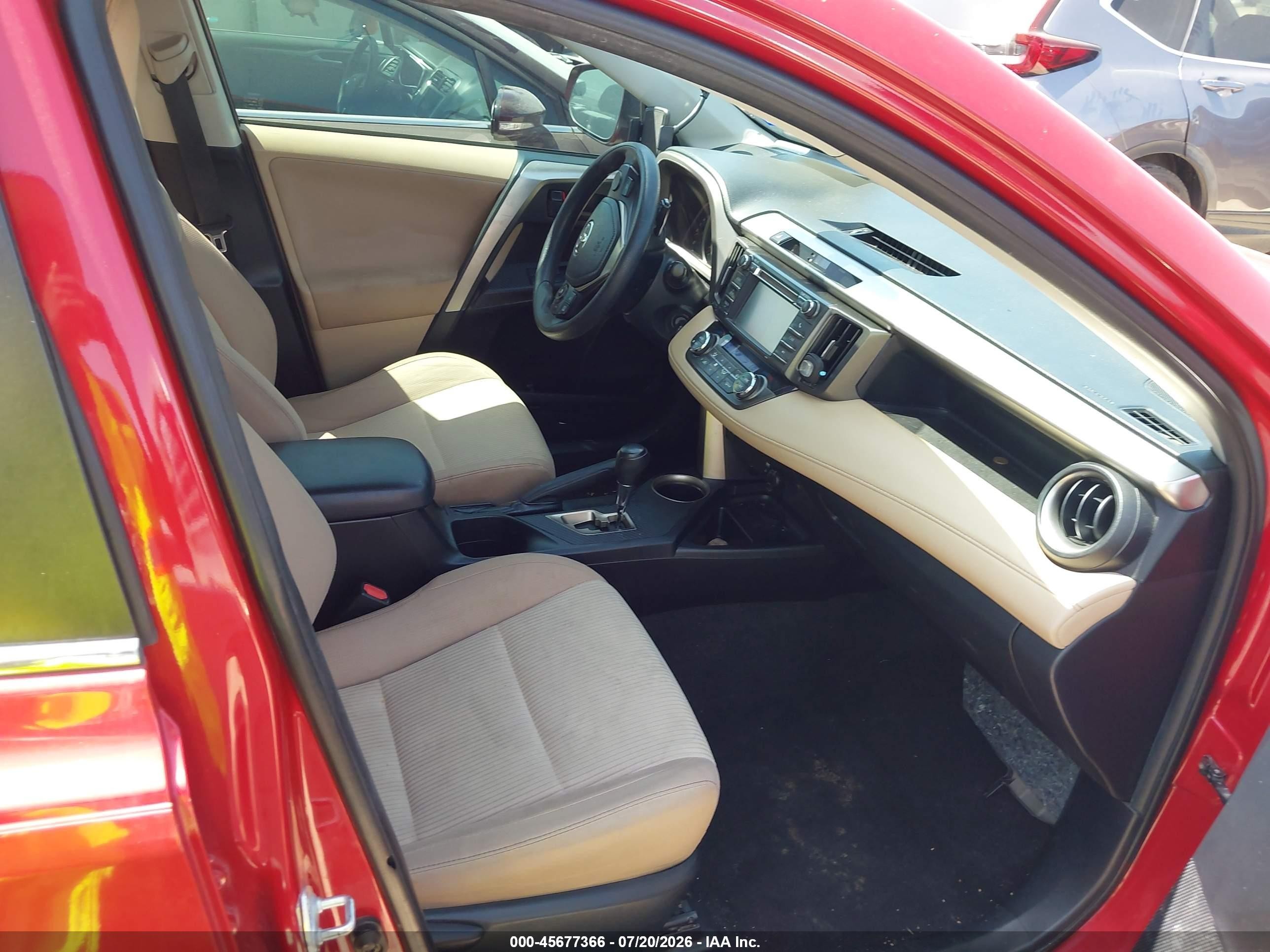 2013 Toyota Rav4 Xle Red vin: JTMWFREV2DD007659