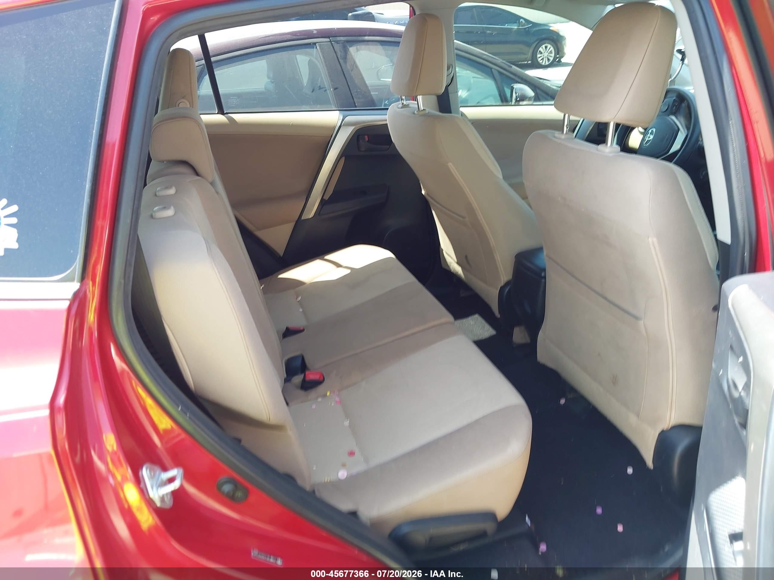 2013 Toyota Rav4 Xle Red vin: JTMWFREV2DD007659