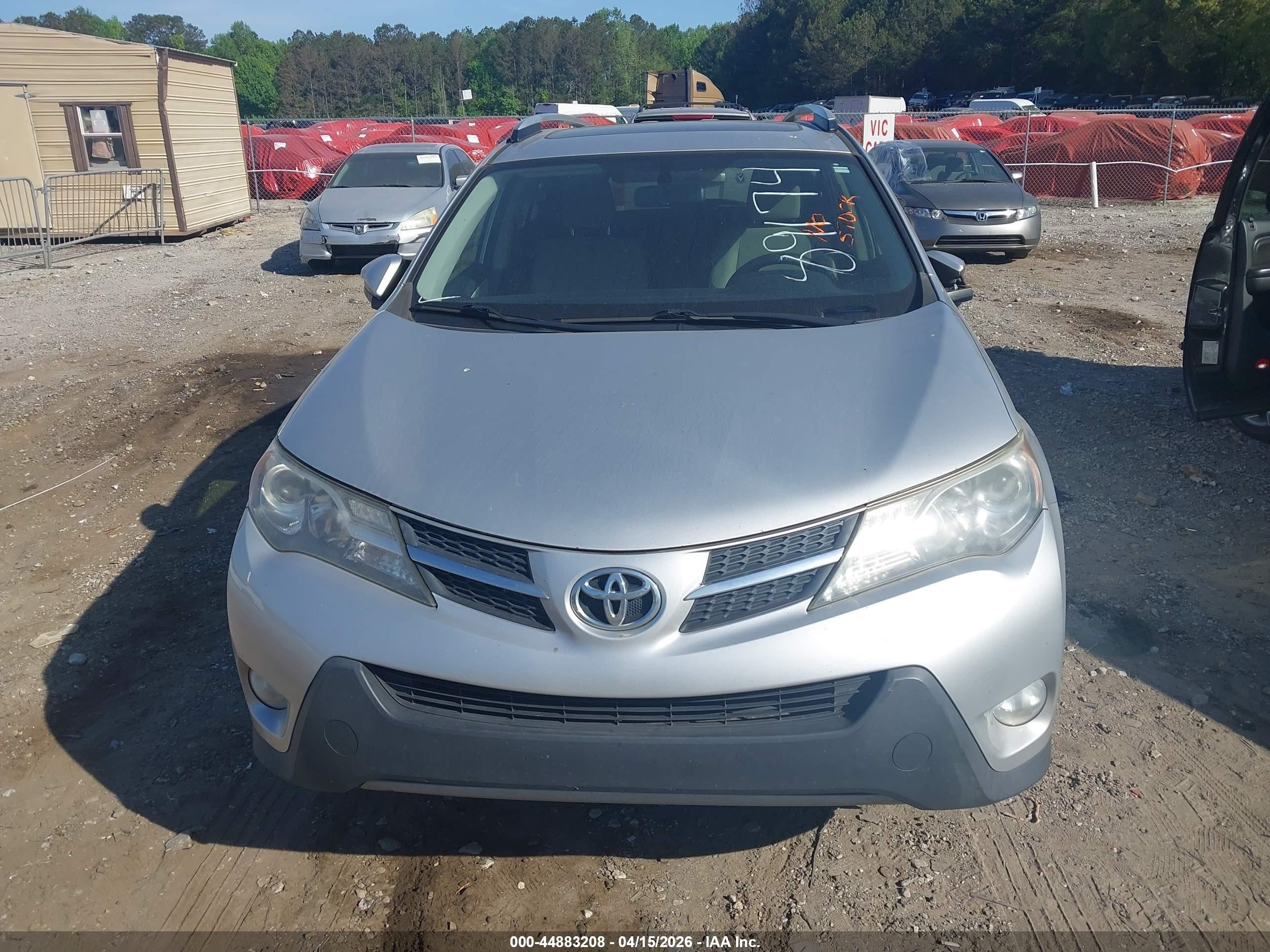 2014 Toyota Rav4 Xle Silver vin: JTMWFREV2ED041344