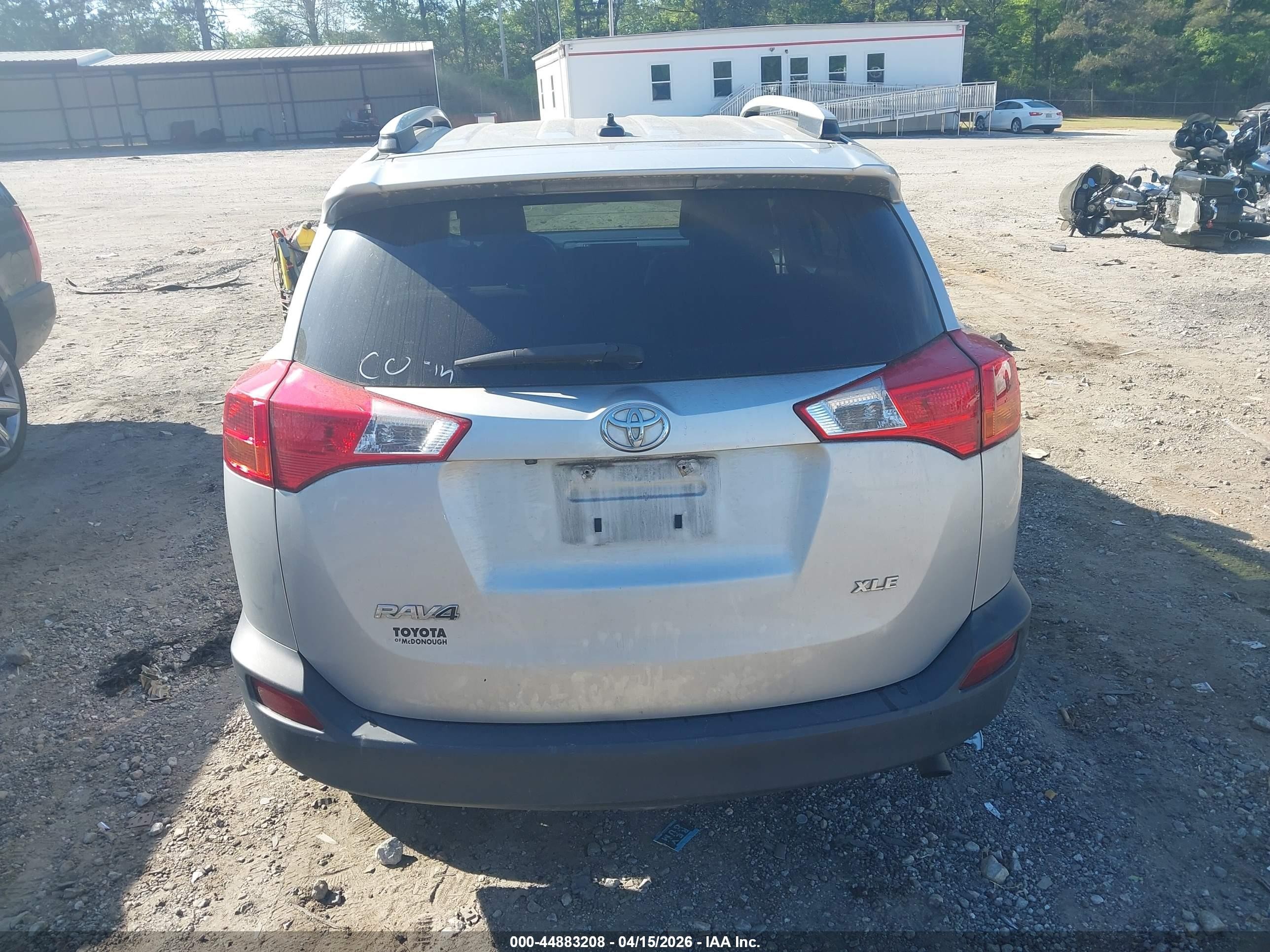 2014 Toyota Rav4 Xle Silver vin: JTMWFREV2ED041344