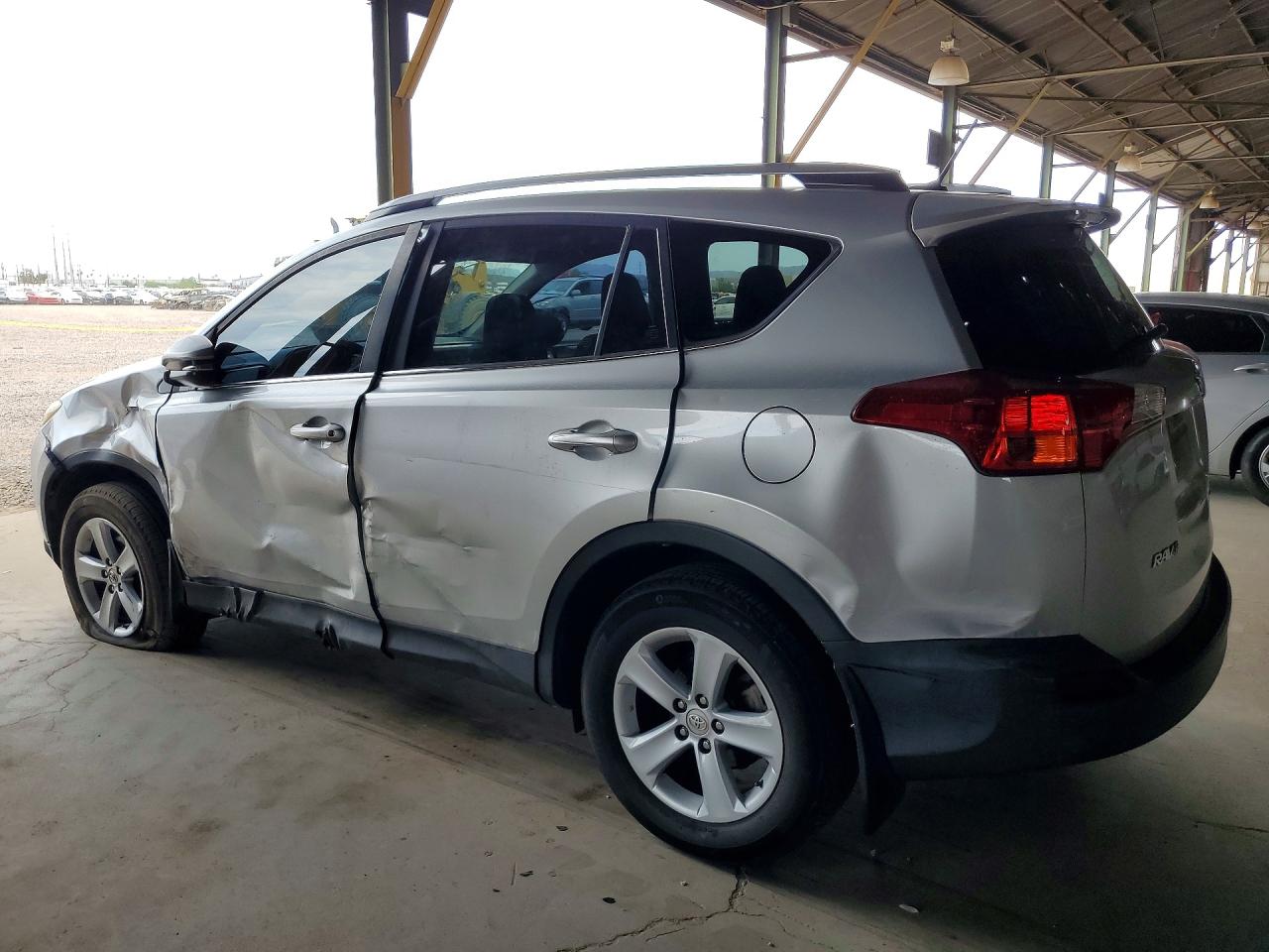 2014 Toyota Rav4 Xle Silver vin: JTMWFREV2ED042476