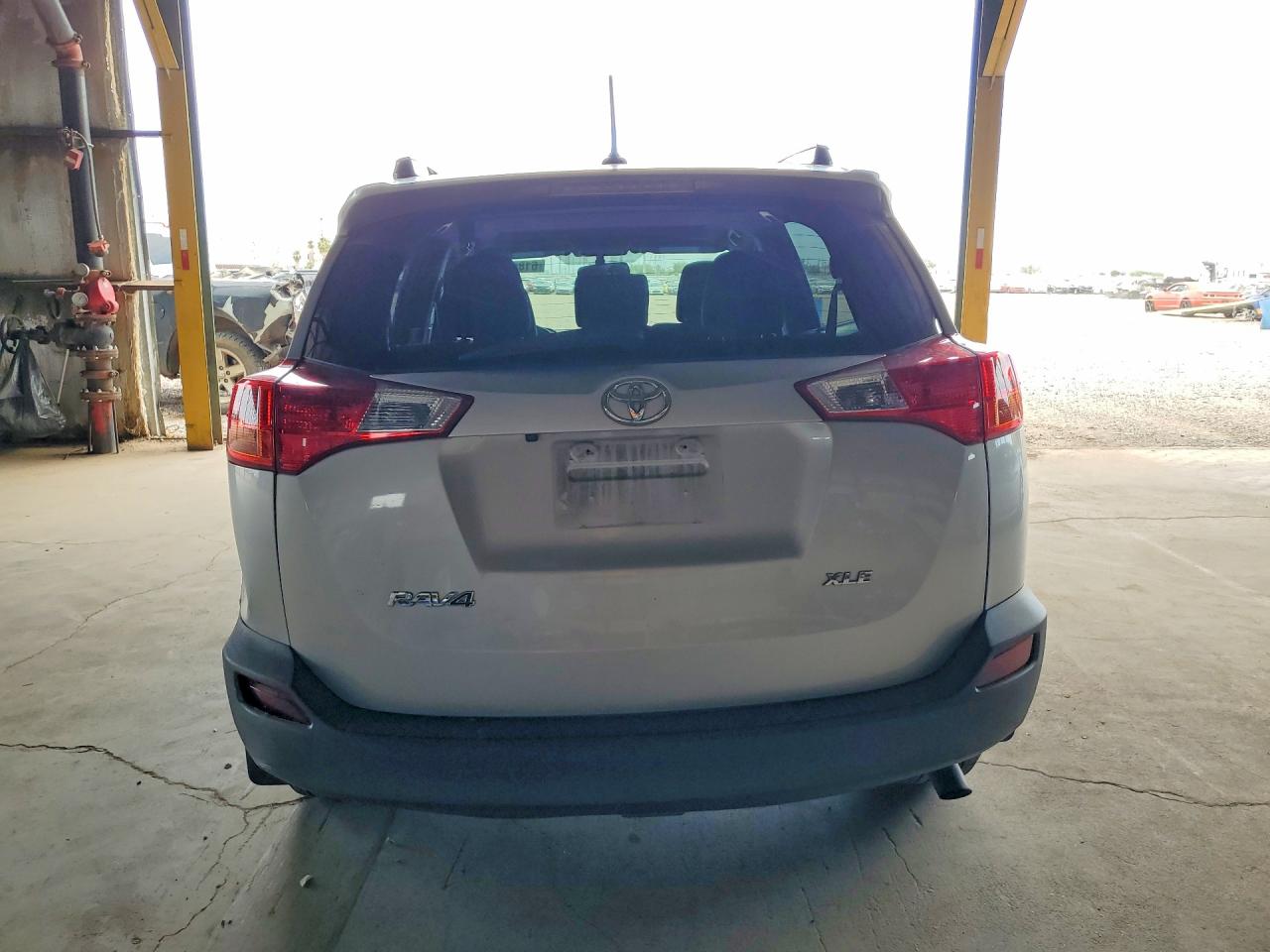2014 Toyota Rav4 Xle Silver vin: JTMWFREV2ED042476