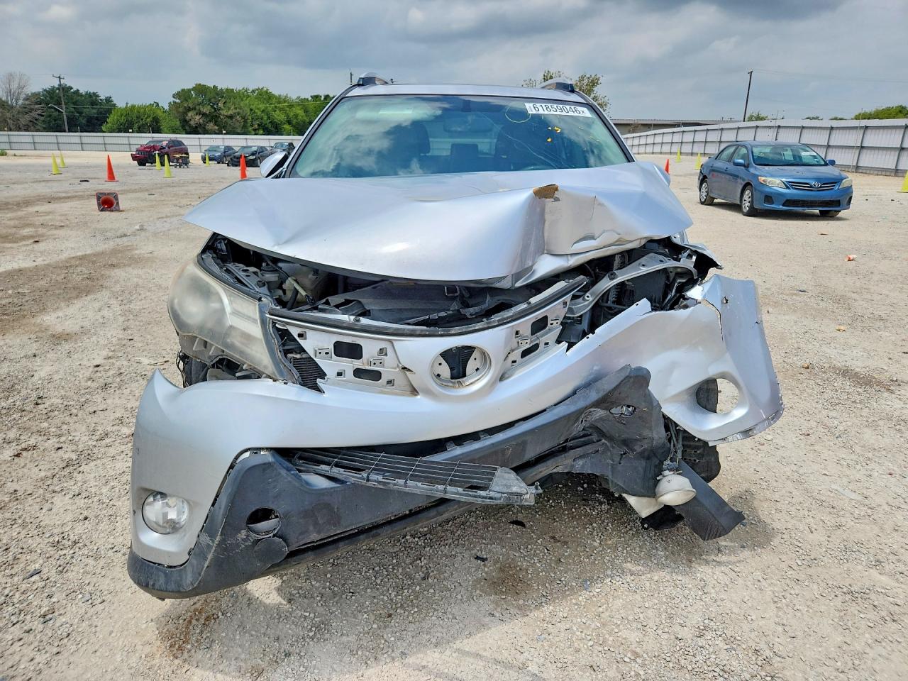 2014 Toyota Rav4 Xle Silver vin: JTMWFREV2EJ007941