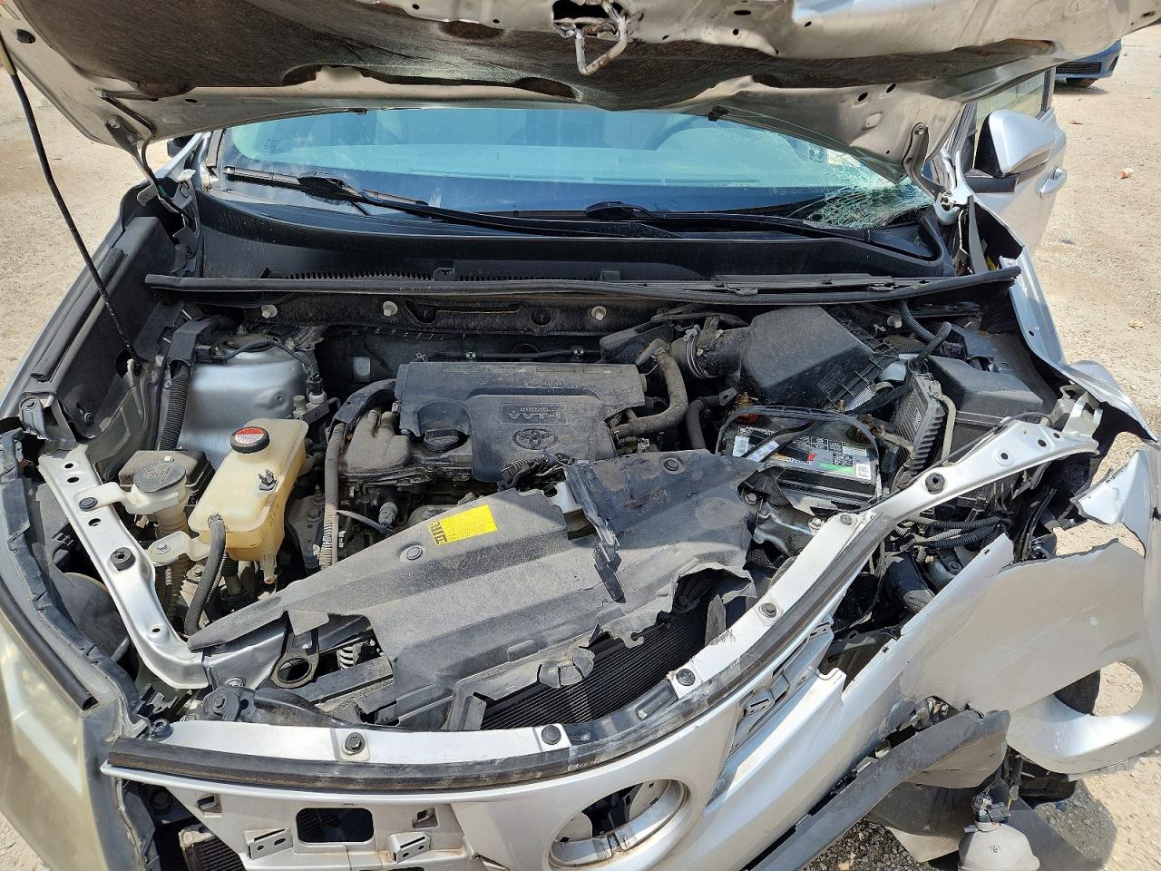 2014 Toyota Rav4 Xle Silver vin: JTMWFREV2EJ007941