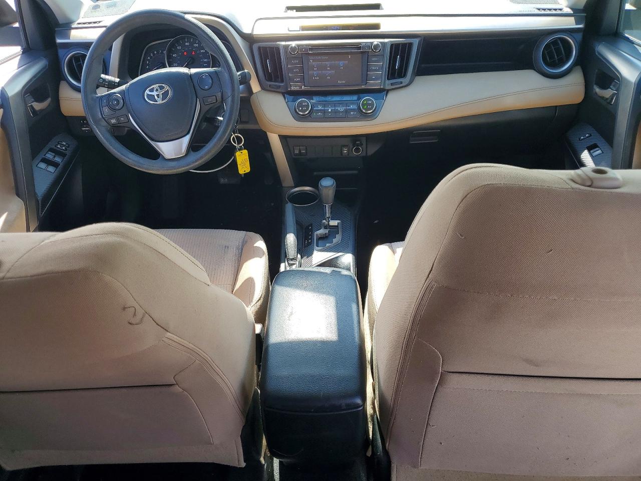 2015 Toyota Rav4 Xle White vin: JTMWFREV2FD049395