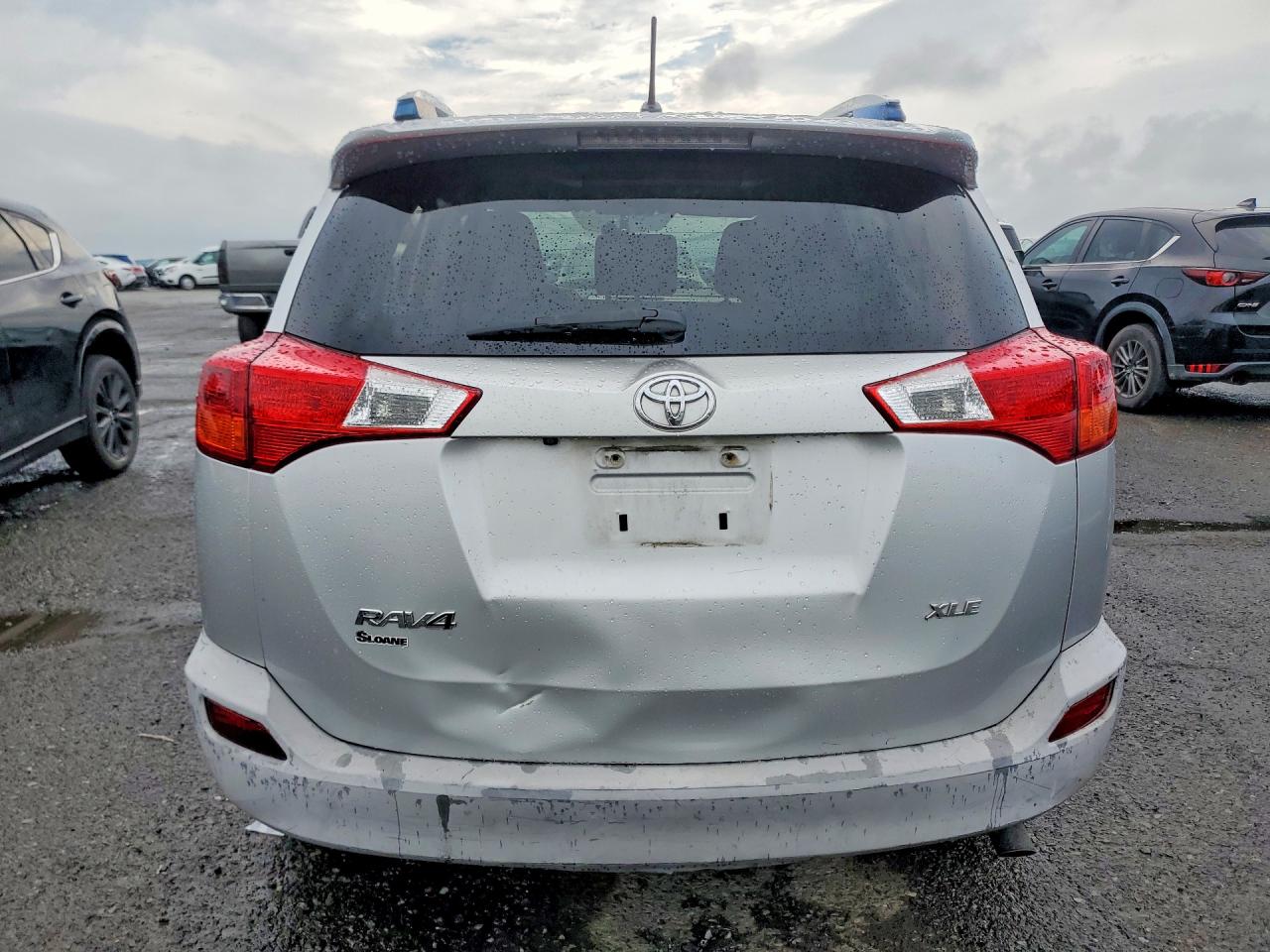 2013 Toyota Rav4 Xle Silver vin: JTMWFREV3DD015544