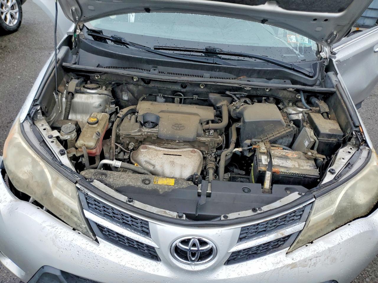 2013 Toyota Rav4 Xle Silver vin: JTMWFREV3DD015544