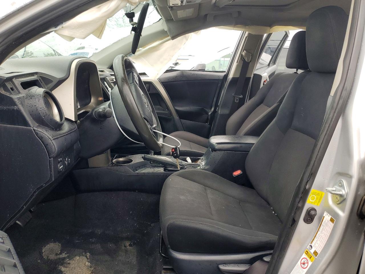 2013 Toyota Rav4 Xle Silver vin: JTMWFREV3DD015544