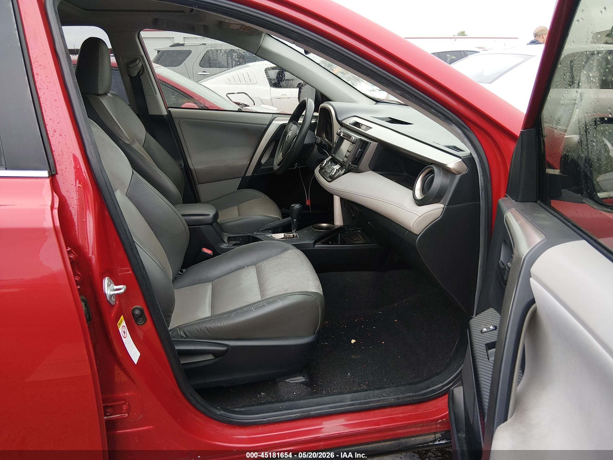 2013 Toyota Rav4 Xle Red vin: JTMWFREV3DD017410