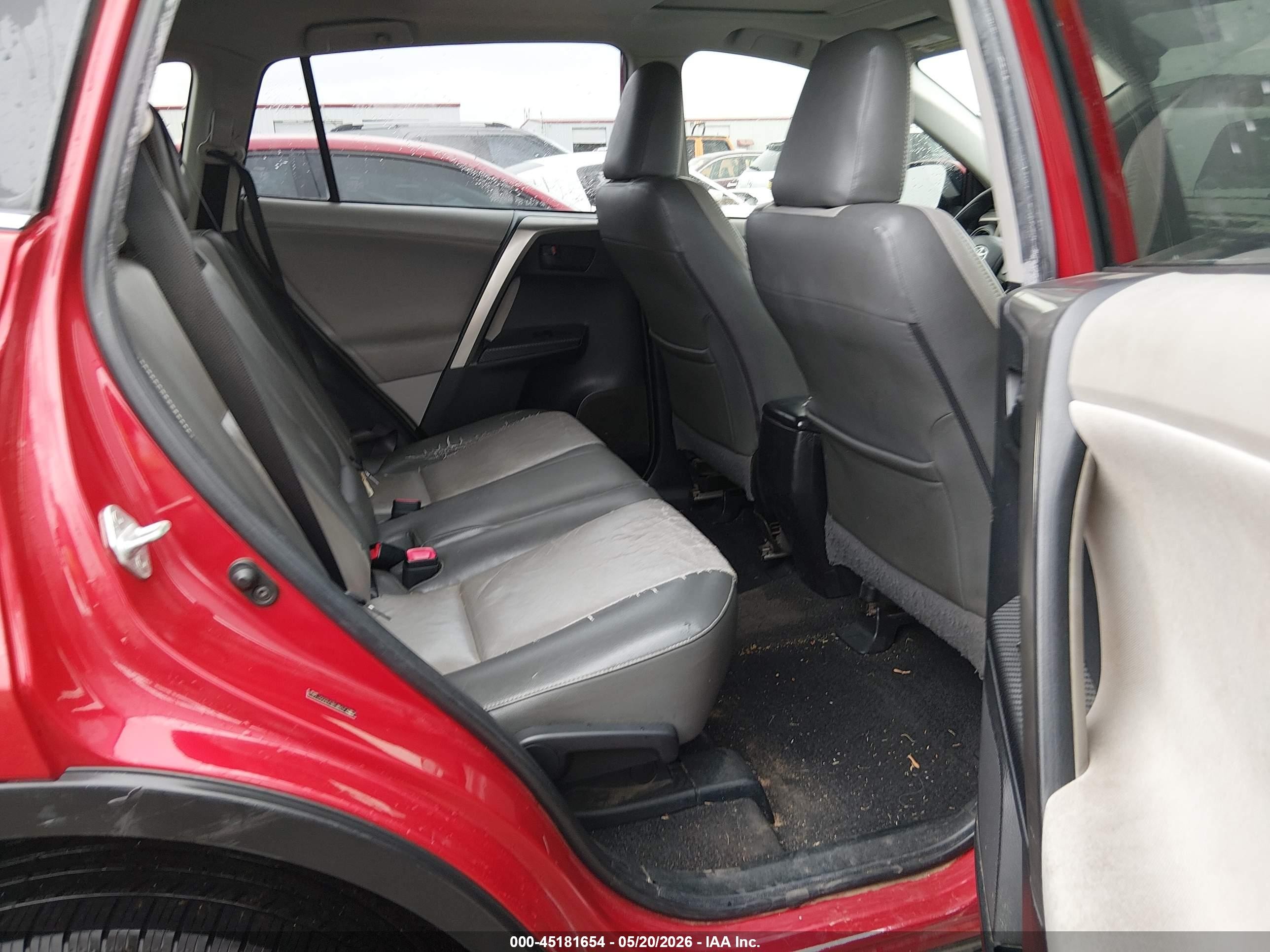 2013 Toyota Rav4 Xle Red vin: JTMWFREV3DD017410