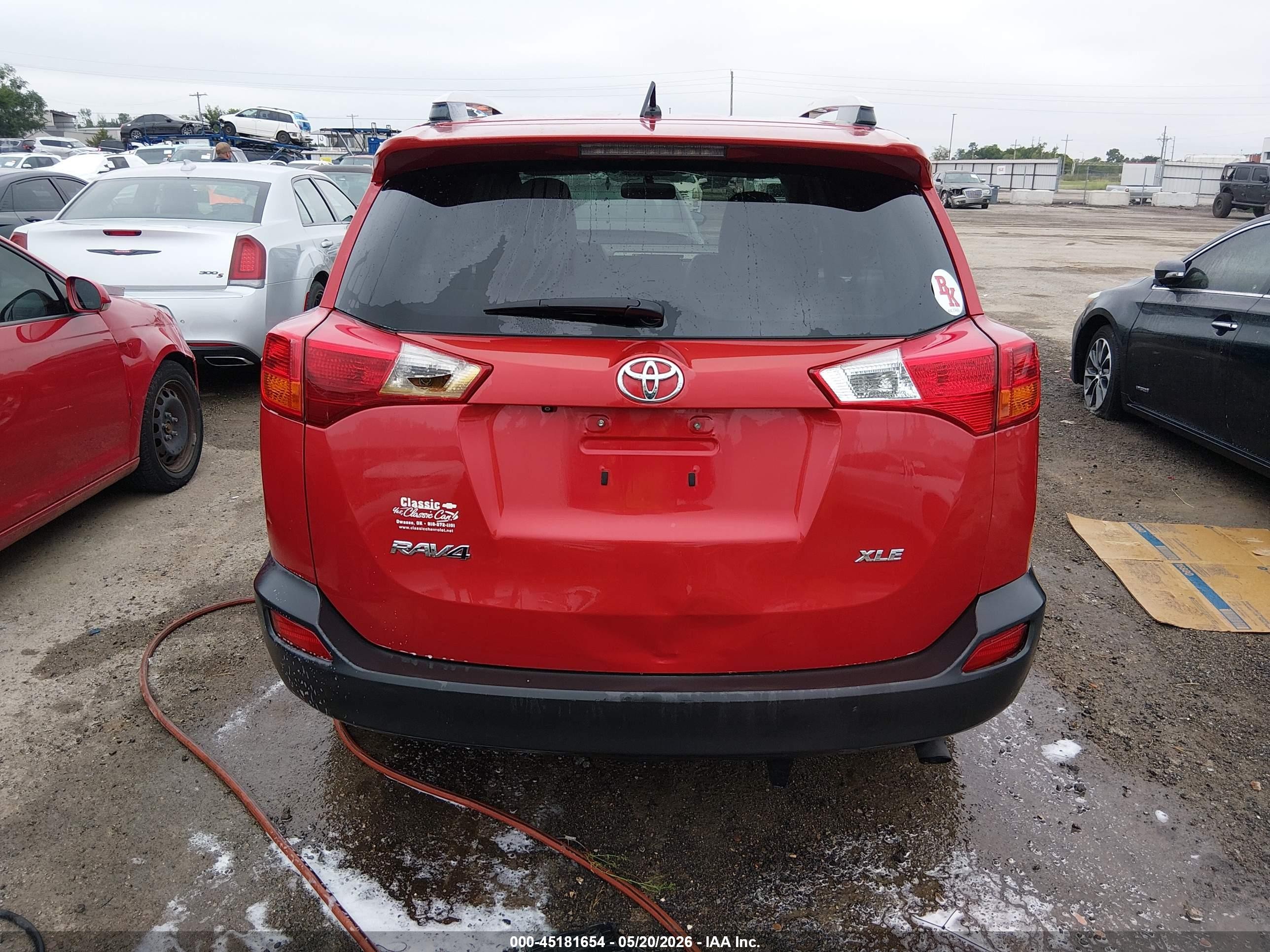 2013 Toyota Rav4 Xle Red vin: JTMWFREV3DD017410