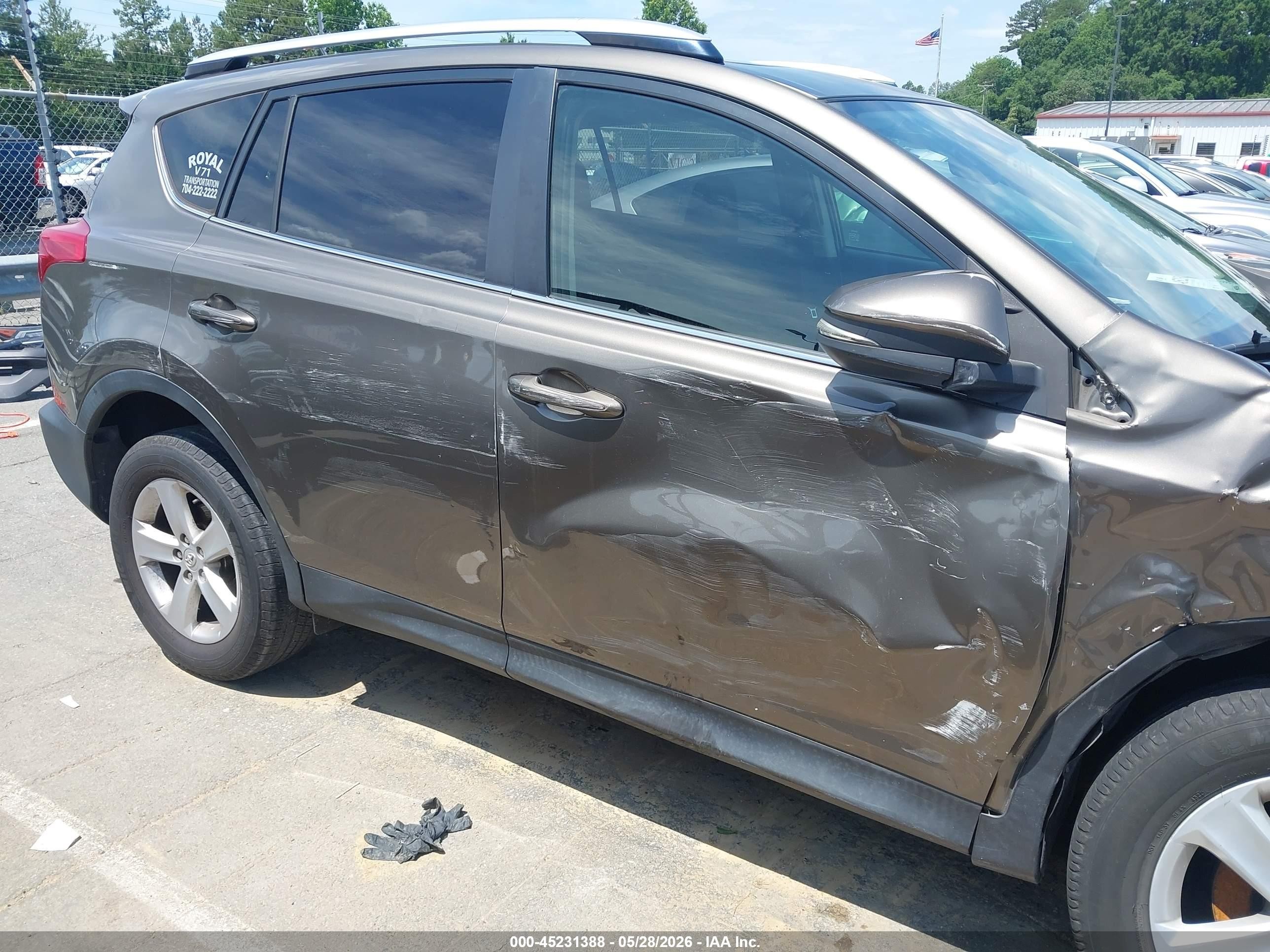 2014 Toyota Rav4 Xle Gray vin: JTMWFREV3ED041711