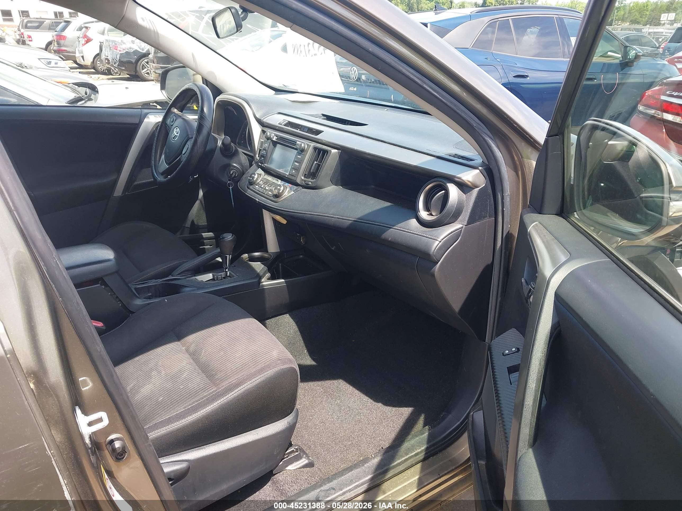 2014 Toyota Rav4 Xle Gray vin: JTMWFREV3ED041711