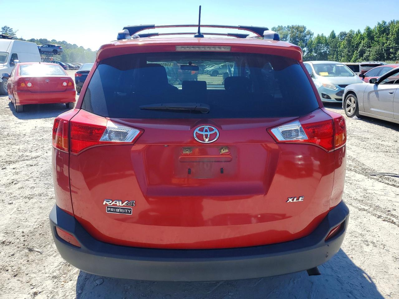 2014 Toyota Rav4 Xle Red vin: JTMWFREV3EJ007141