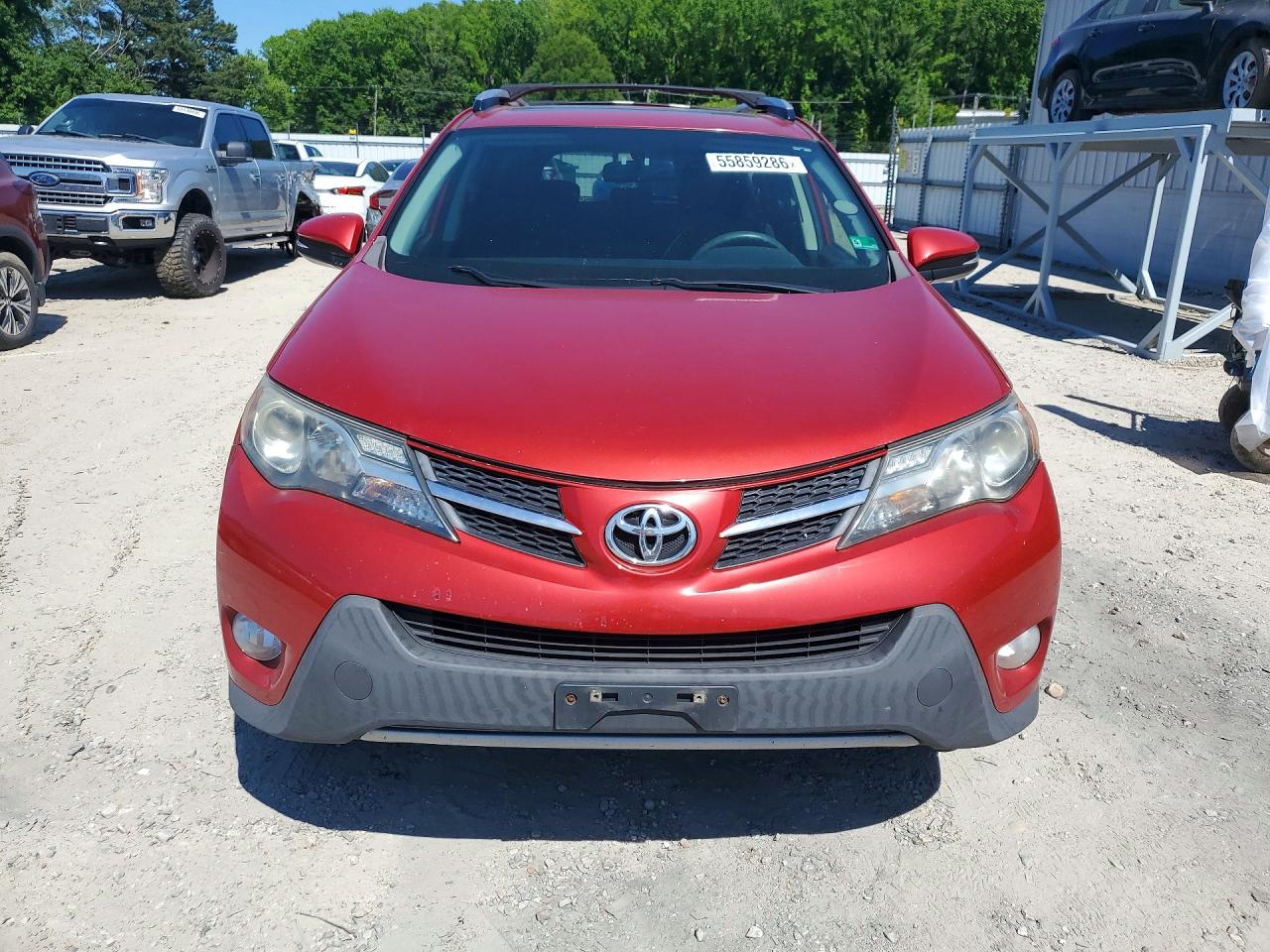 2014 Toyota Rav4 Xle Red vin: JTMWFREV3EJ007141