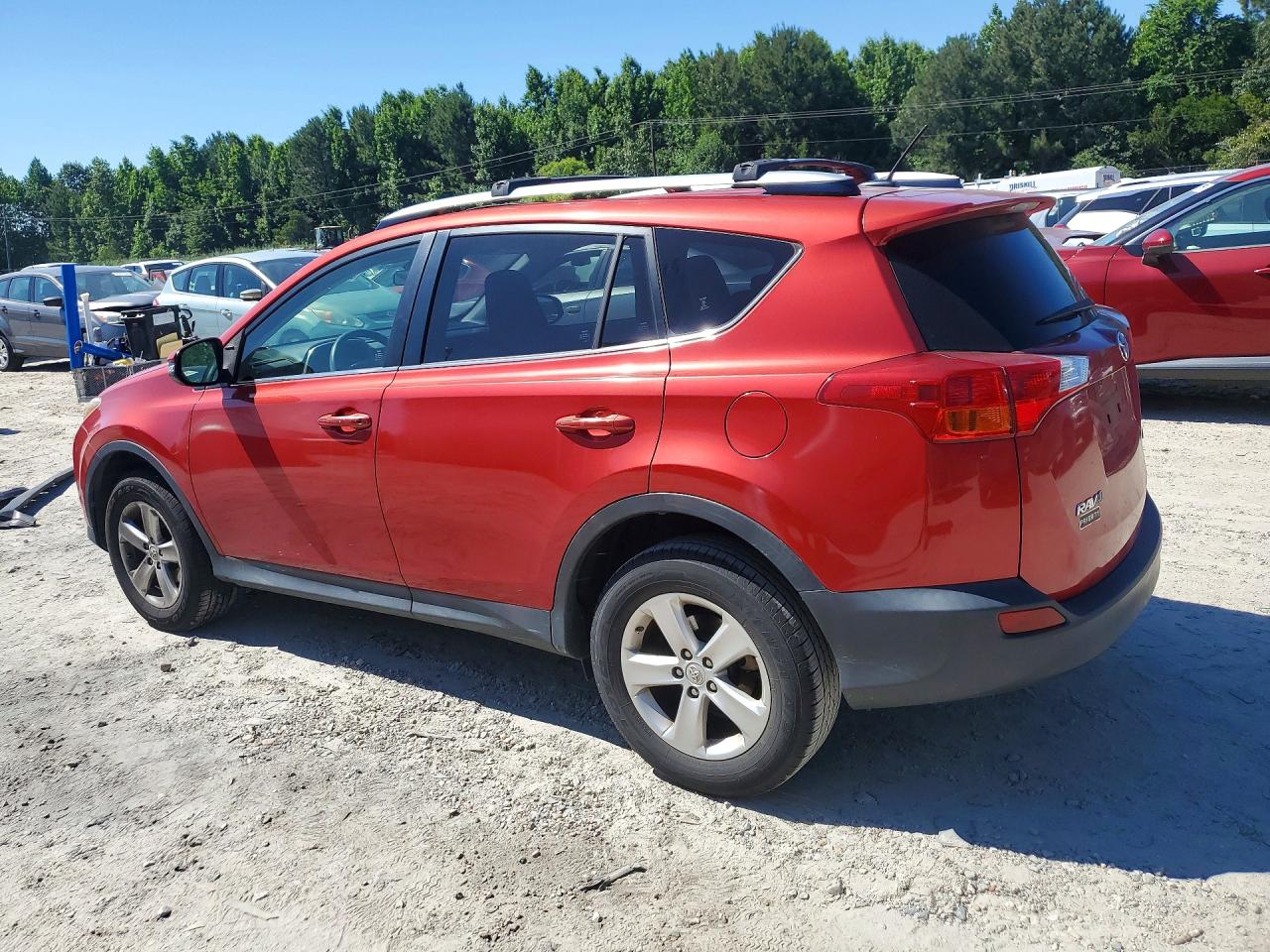 2014 Toyota Rav4 Xle Red vin: JTMWFREV3EJ007141