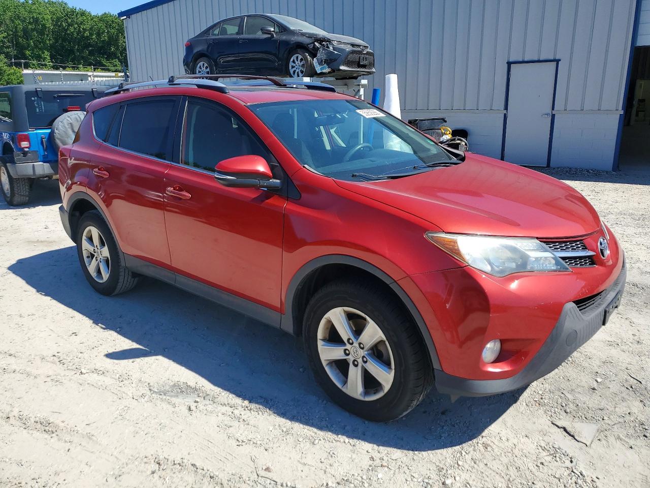 2014 Toyota Rav4 Xle Red vin: JTMWFREV3EJ007141