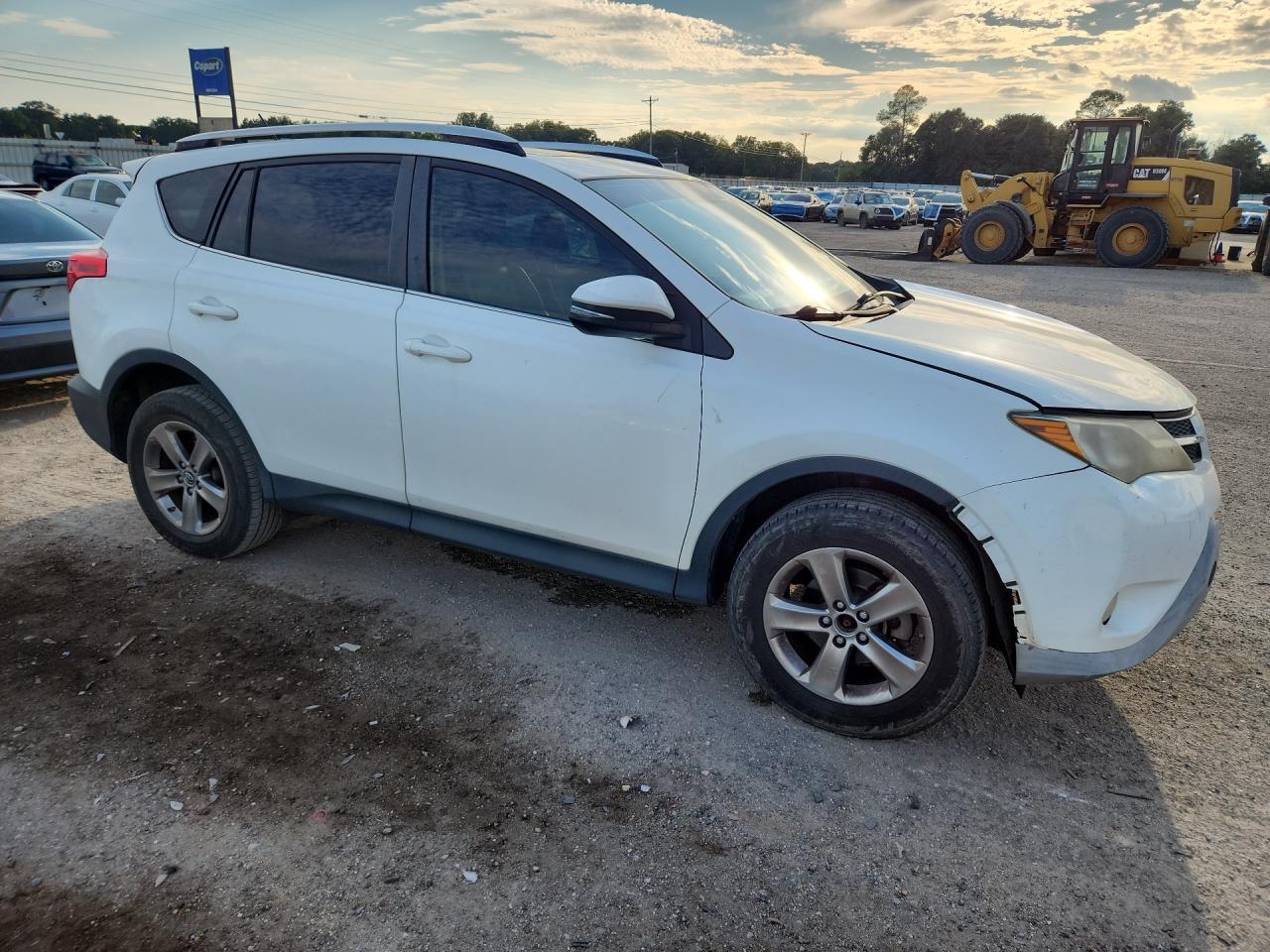 2015 Toyota Rav4 Xle White vin: JTMWFREV3FD049924 Damage: Right Fender Flare, Missing, Replacement Required