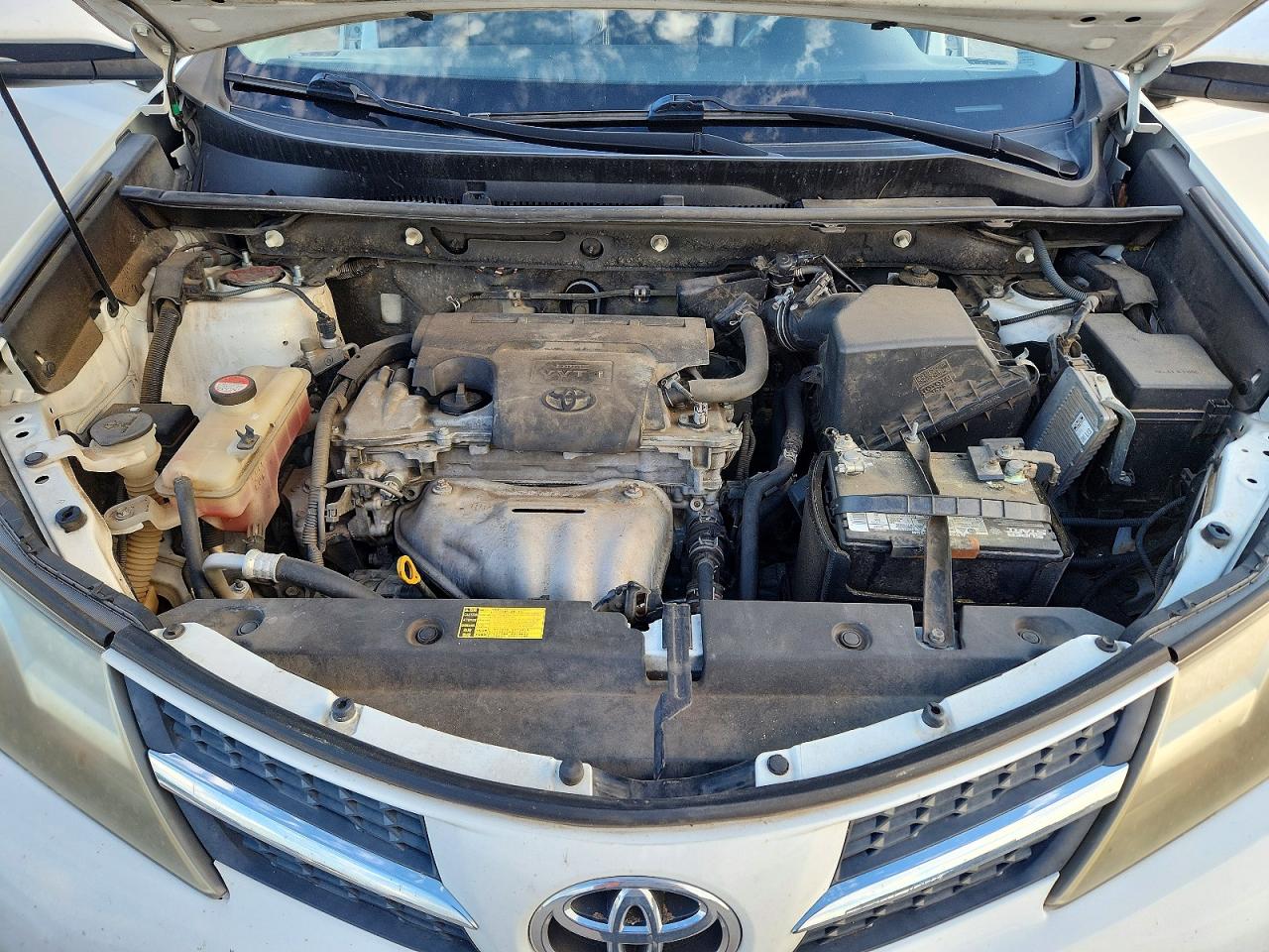 2015 Toyota Rav4 Xle White vin: JTMWFREV3FD049924
