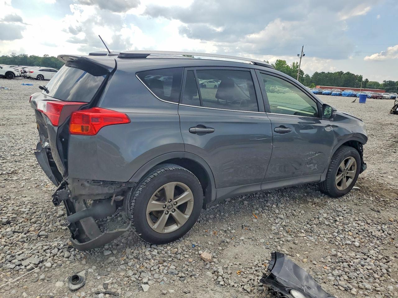 2015 Toyota Rav4 Xle Gray vin: JTMWFREV3FD070420