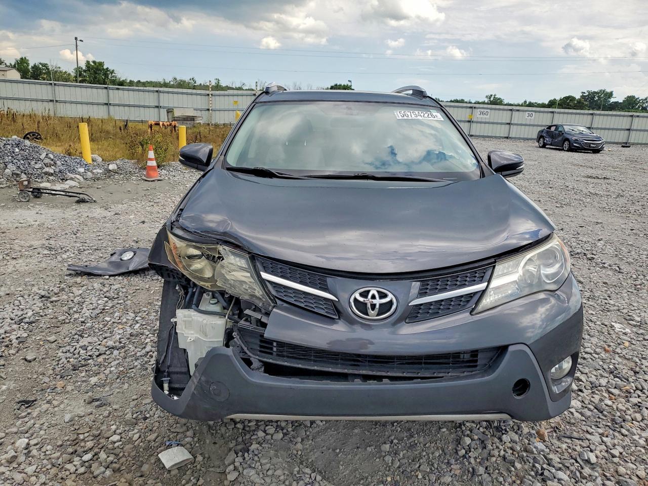 2015 Toyota Rav4 Xle Gray vin: JTMWFREV3FD070420