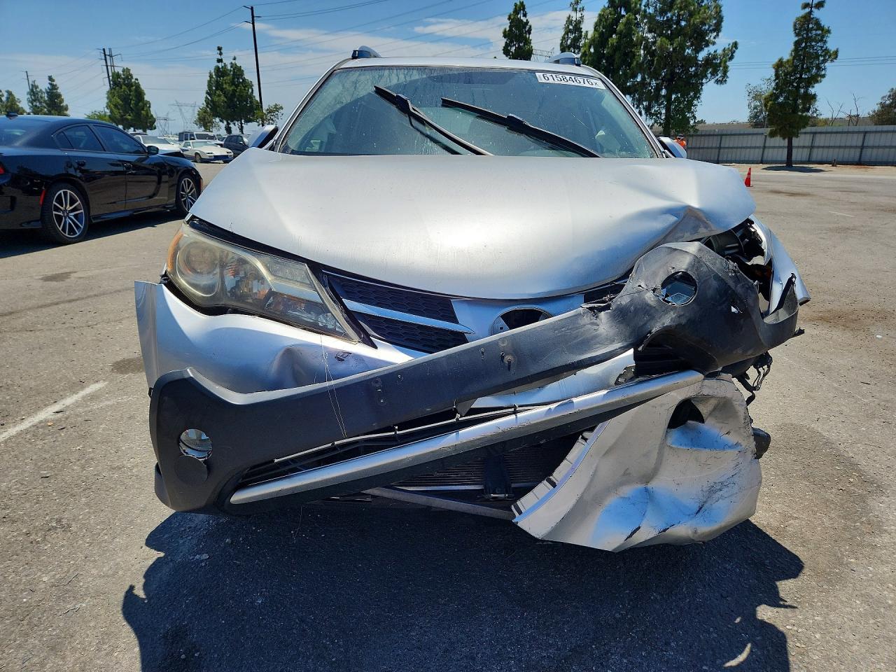 2015 Toyota Rav4 Xle Silver vin: JTMWFREV3FD079196
