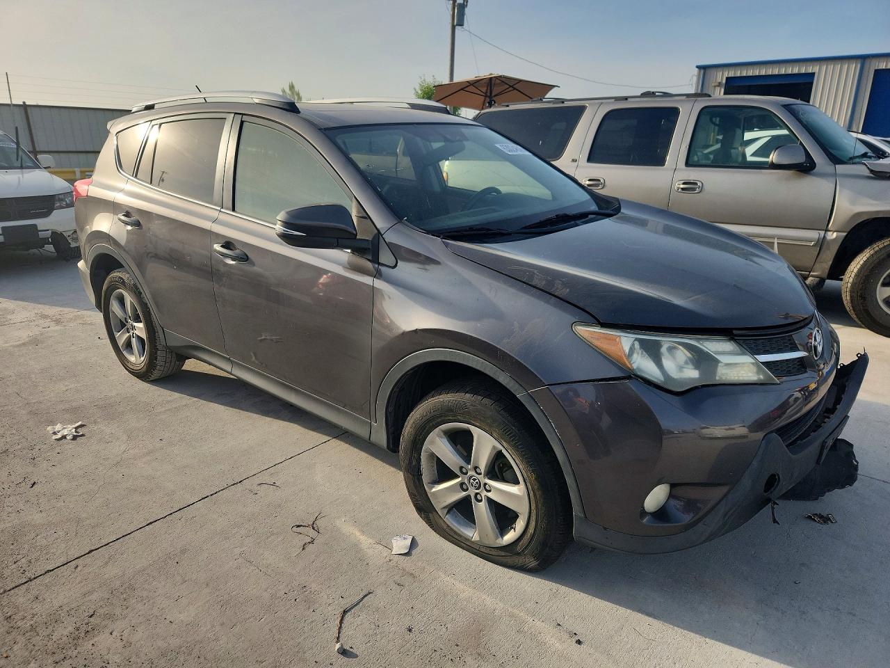 2015 Toyota Rav4 Xle Gray vin: JTMWFREV3FJ059922