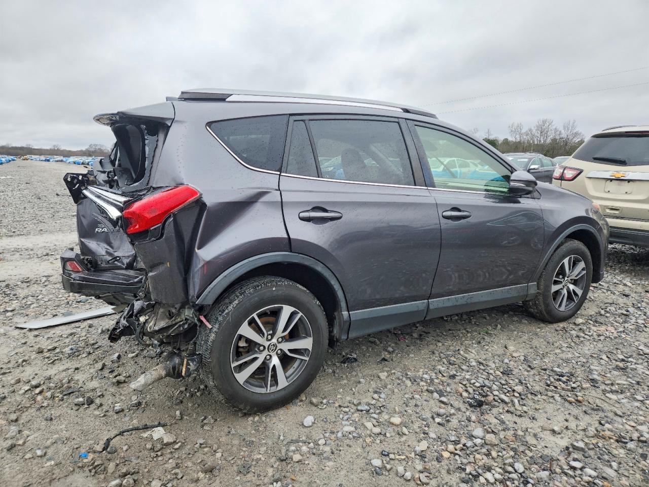 2017 Toyota Rav4 Gray vin: JTMWFREV3HJ139773