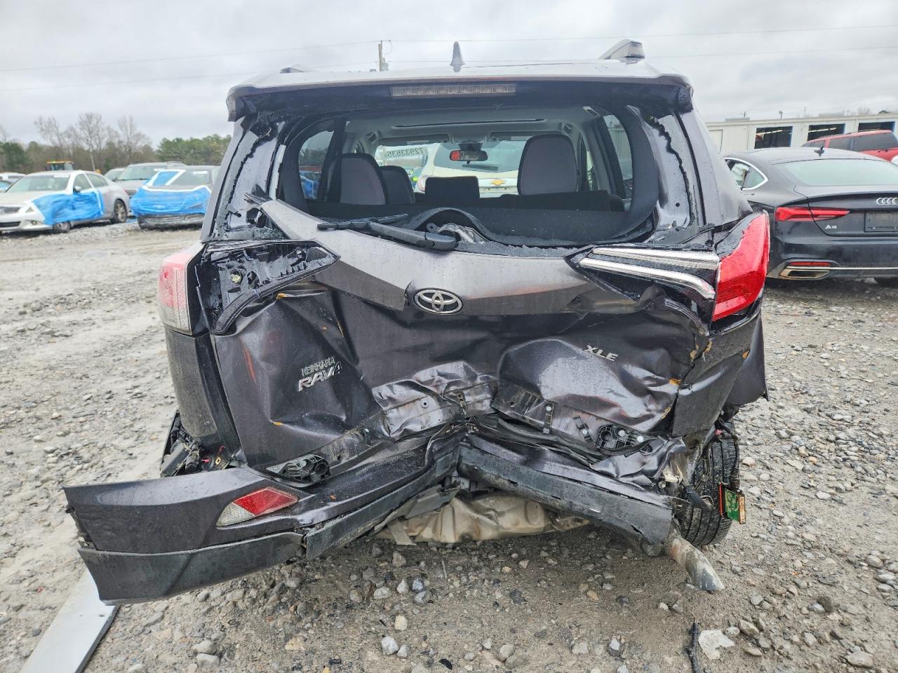 2017 Toyota Rav4 Gray vin: JTMWFREV3HJ139773
