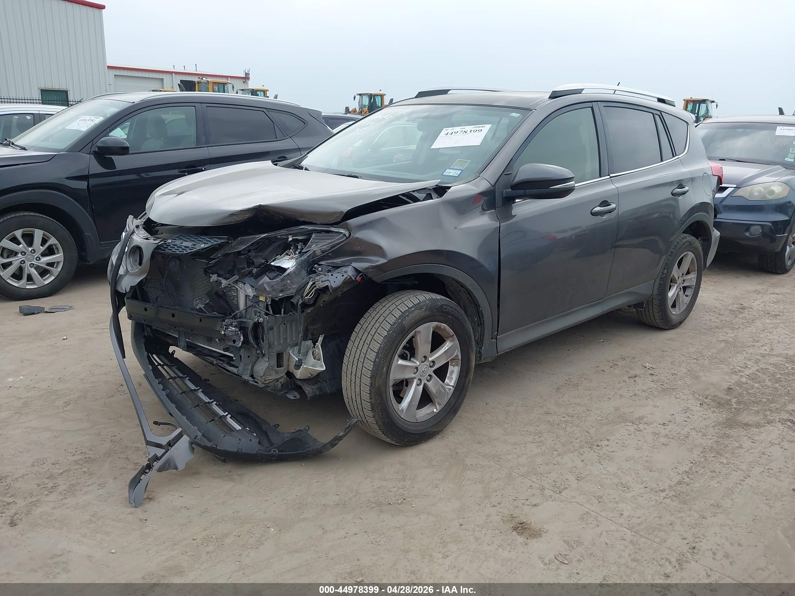 2013 Toyota Rav4 Xle Gray vin: JTMWFREV4D5002599