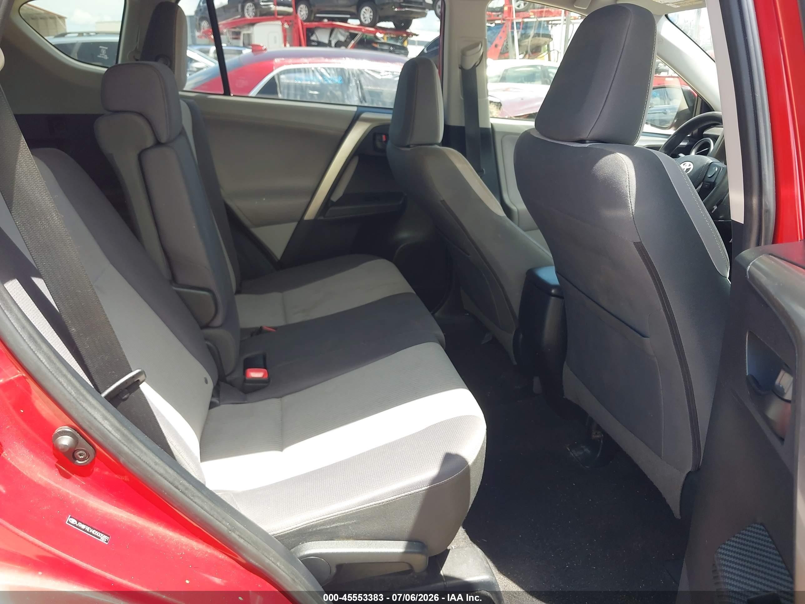 2013 Toyota Rav4 Xle Red vin: JTMWFREV4D5005891