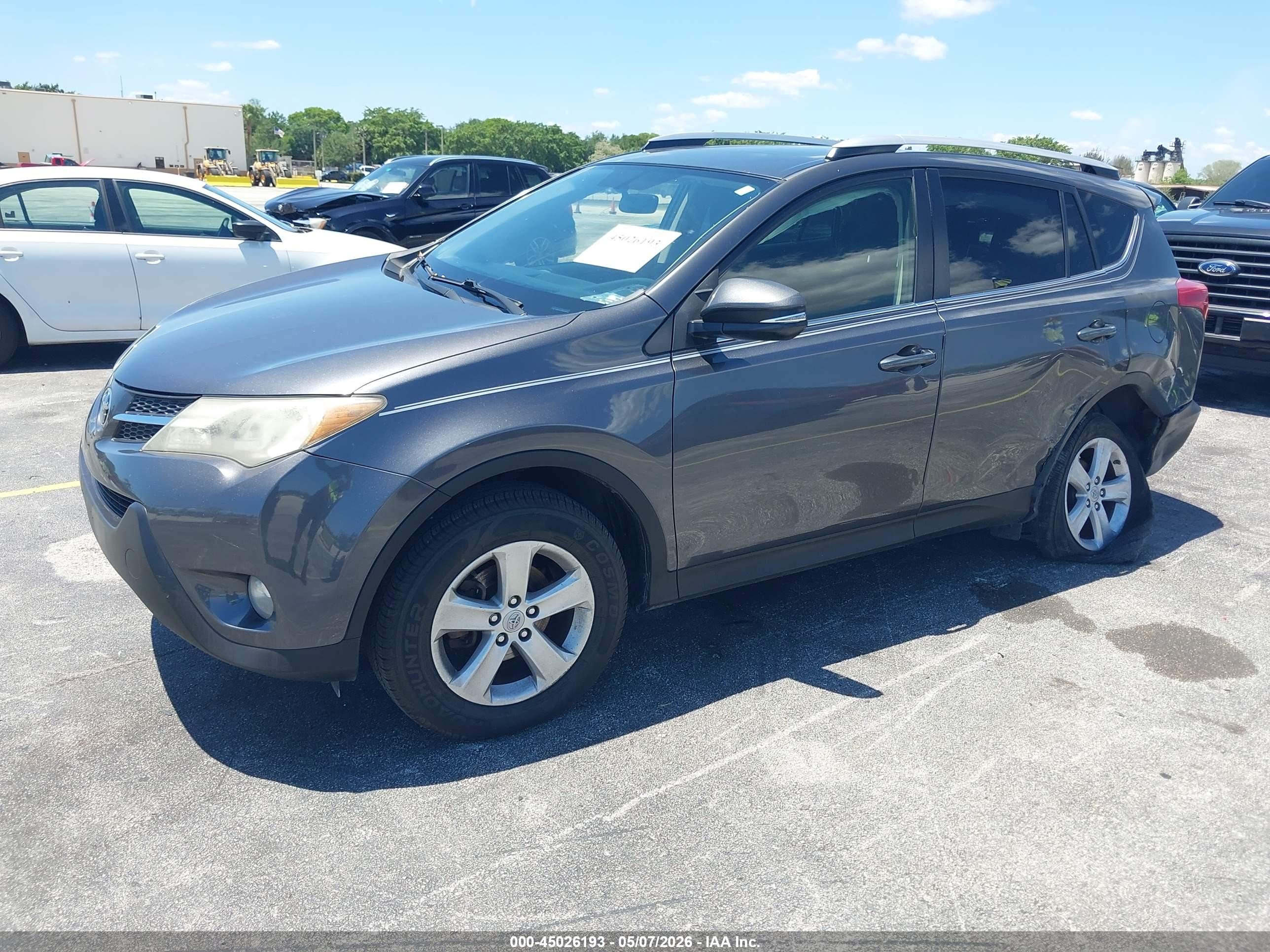 2013 Toyota Rav4 Xle Gray vin: JTMWFREV4D5010993