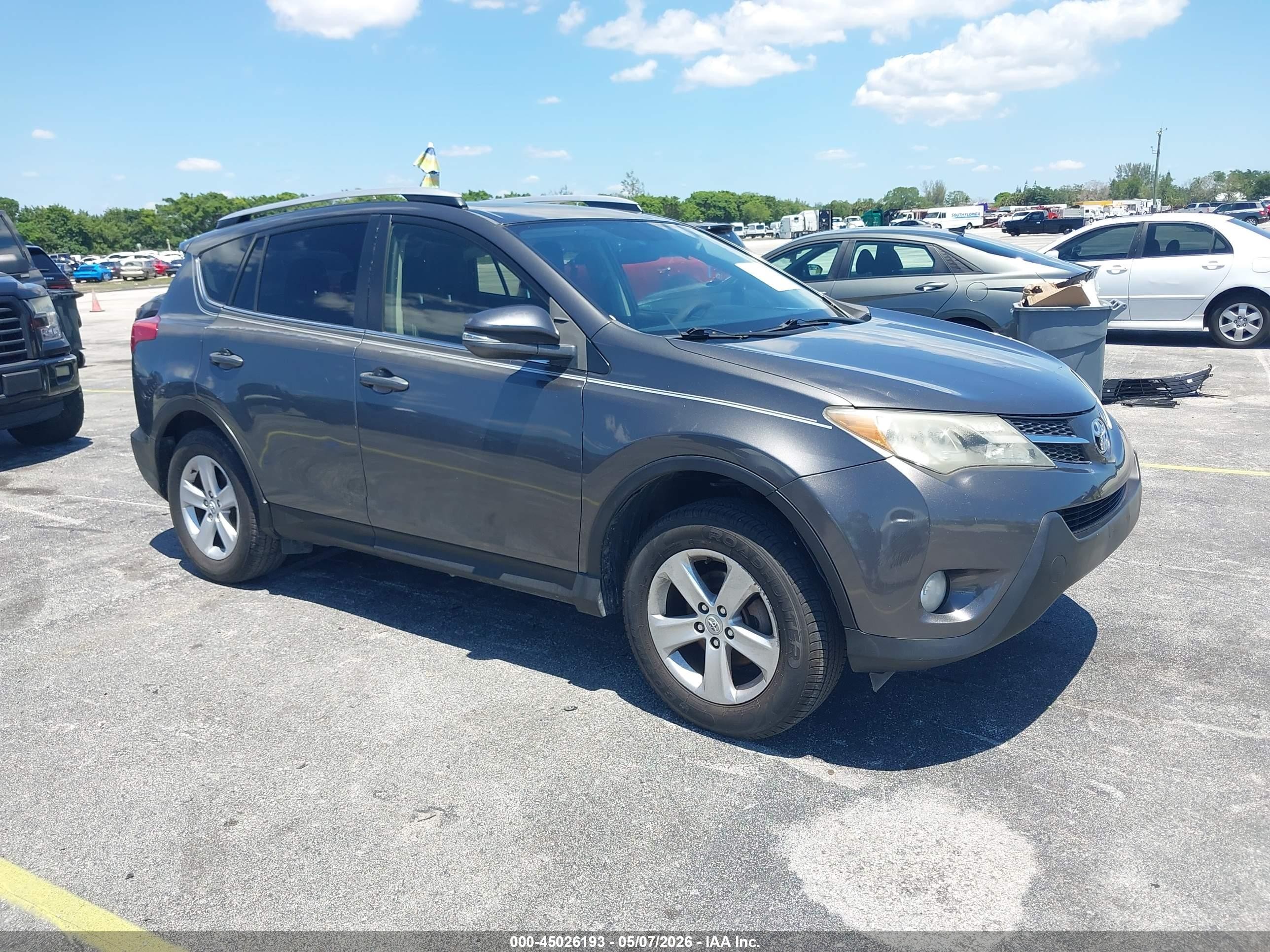 2013 Toyota Rav4 Xle Gray vin: JTMWFREV4D5010993