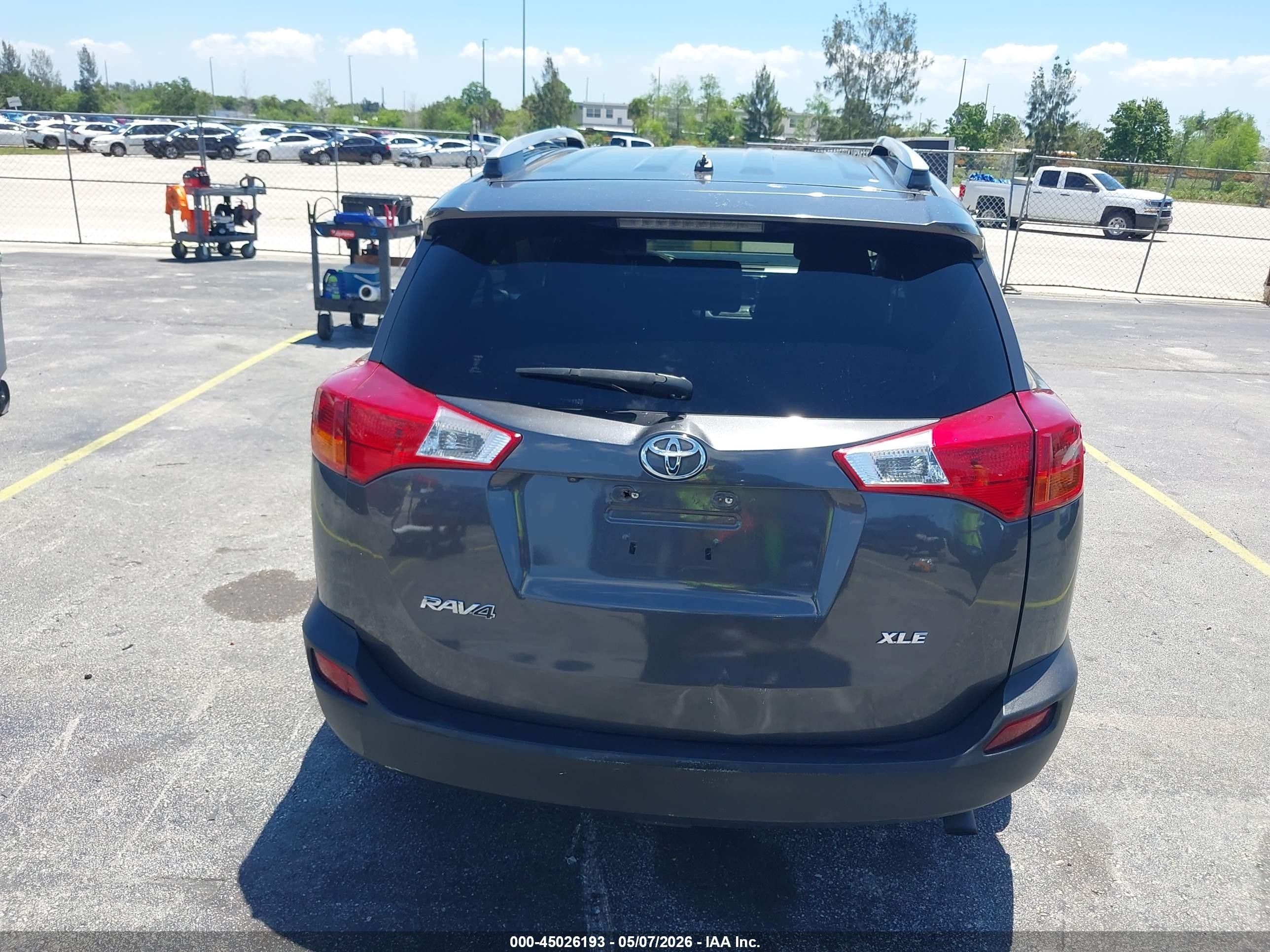 2013 Toyota Rav4 Xle Gray vin: JTMWFREV4D5010993