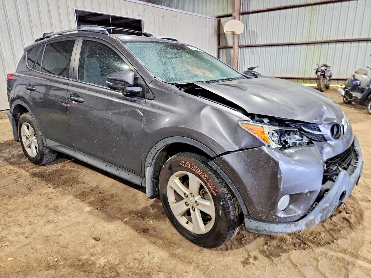 2013 Toyota Rav4 Xle Серый vin: JTMWFREV4D5016499