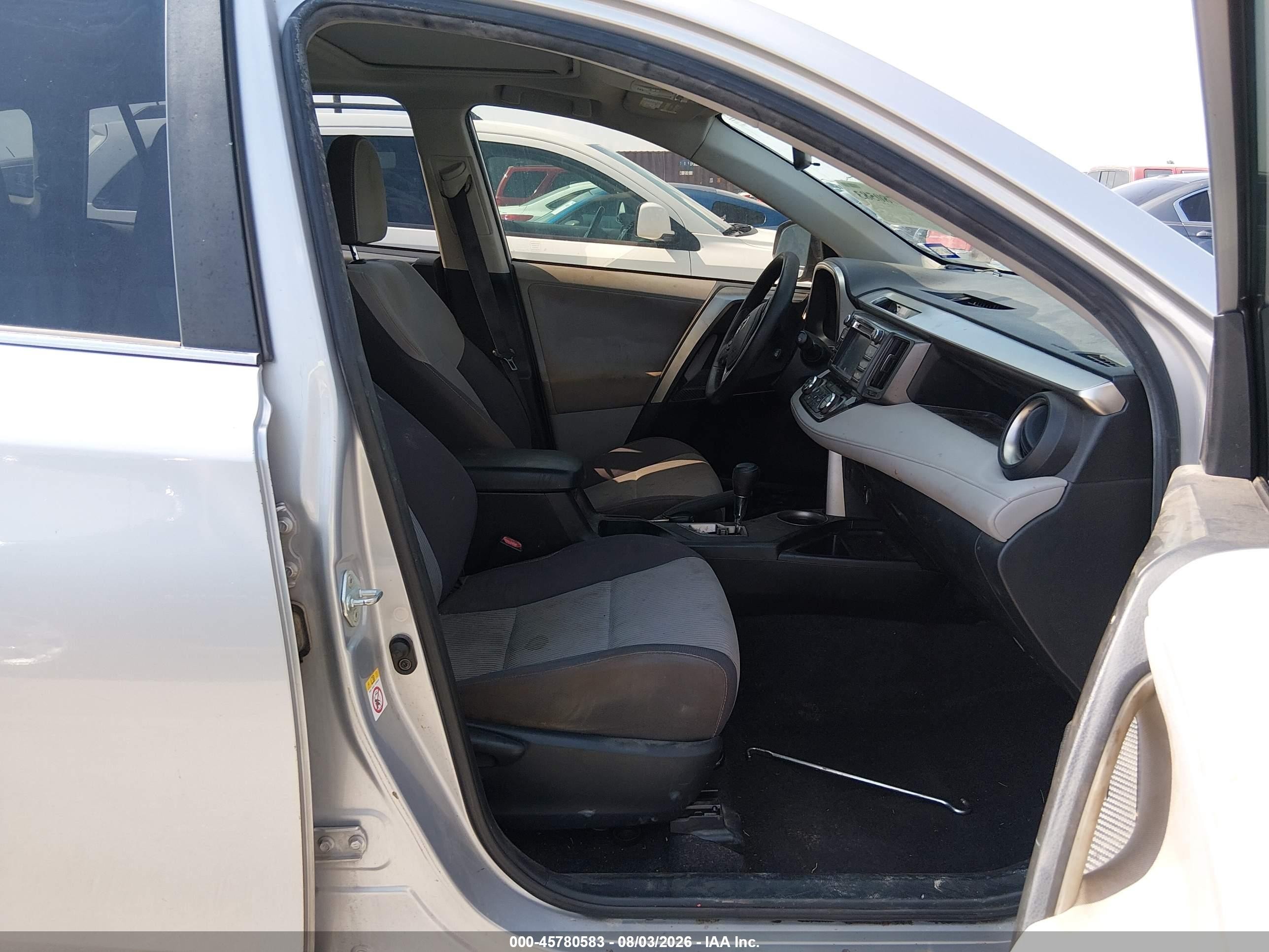 2013 Toyota Rav4 Xle Silver vin: JTMWFREV4DD001264
