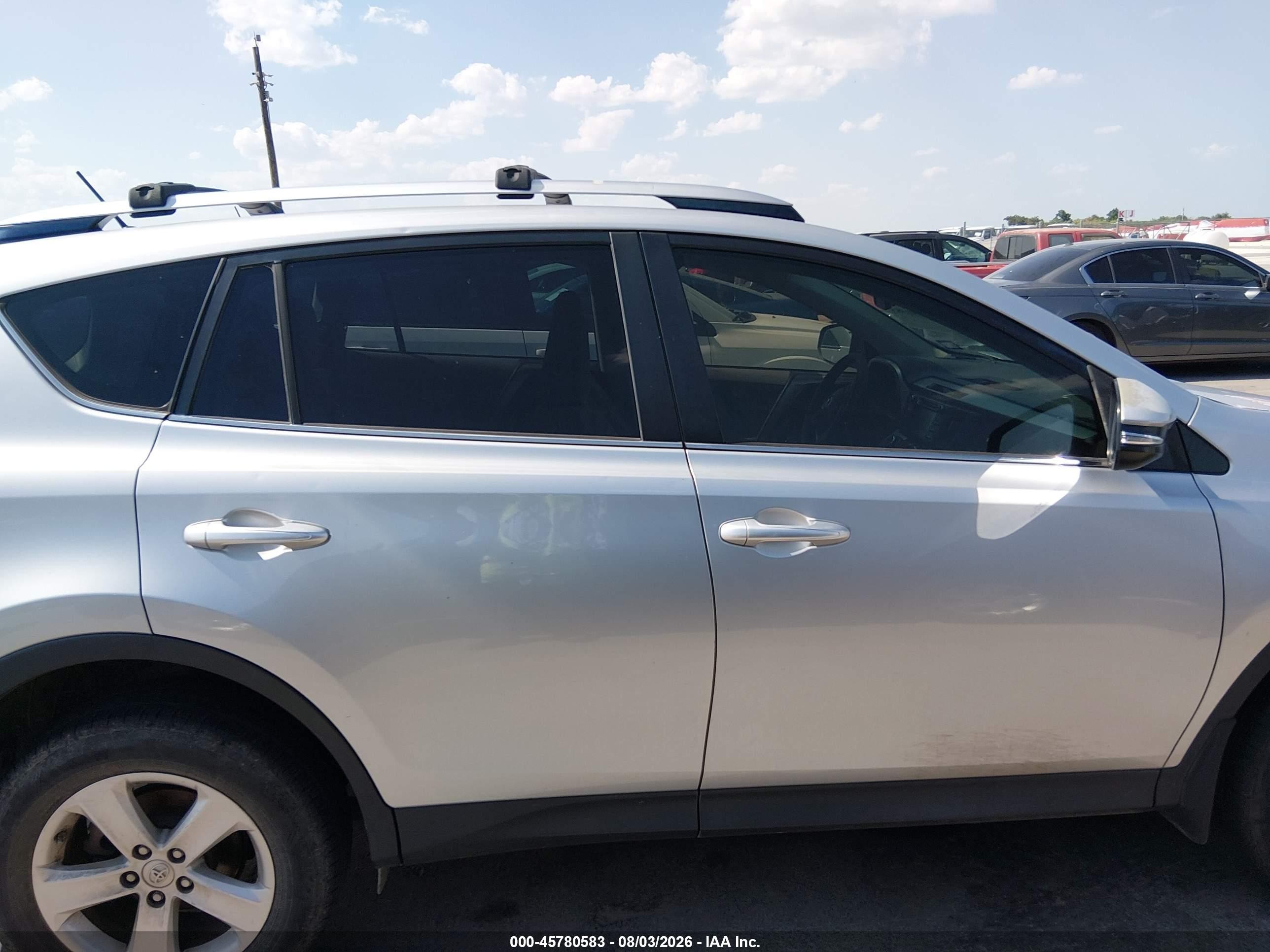2013 Toyota Rav4 Xle Silver vin: JTMWFREV4DD001264
