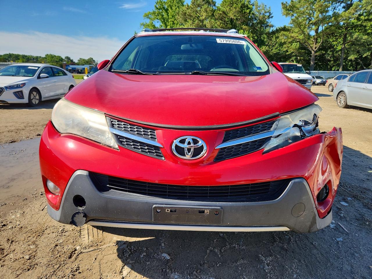2013 Toyota Rav4 Xle Black vin: JTMWFREV4DD006884