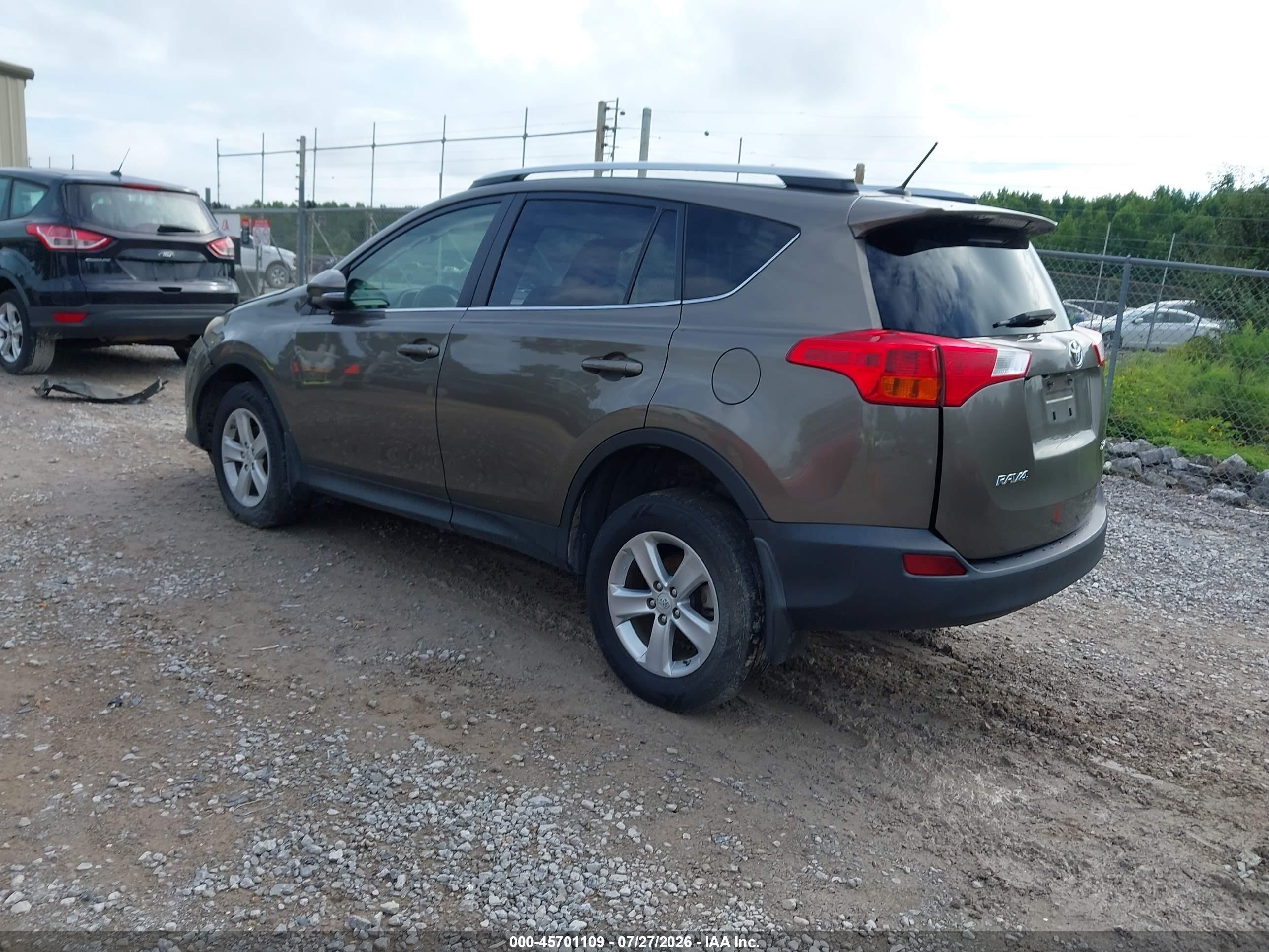 2014 Toyota Rav4 Xle Gray vin: JTMWFREV4ED033908