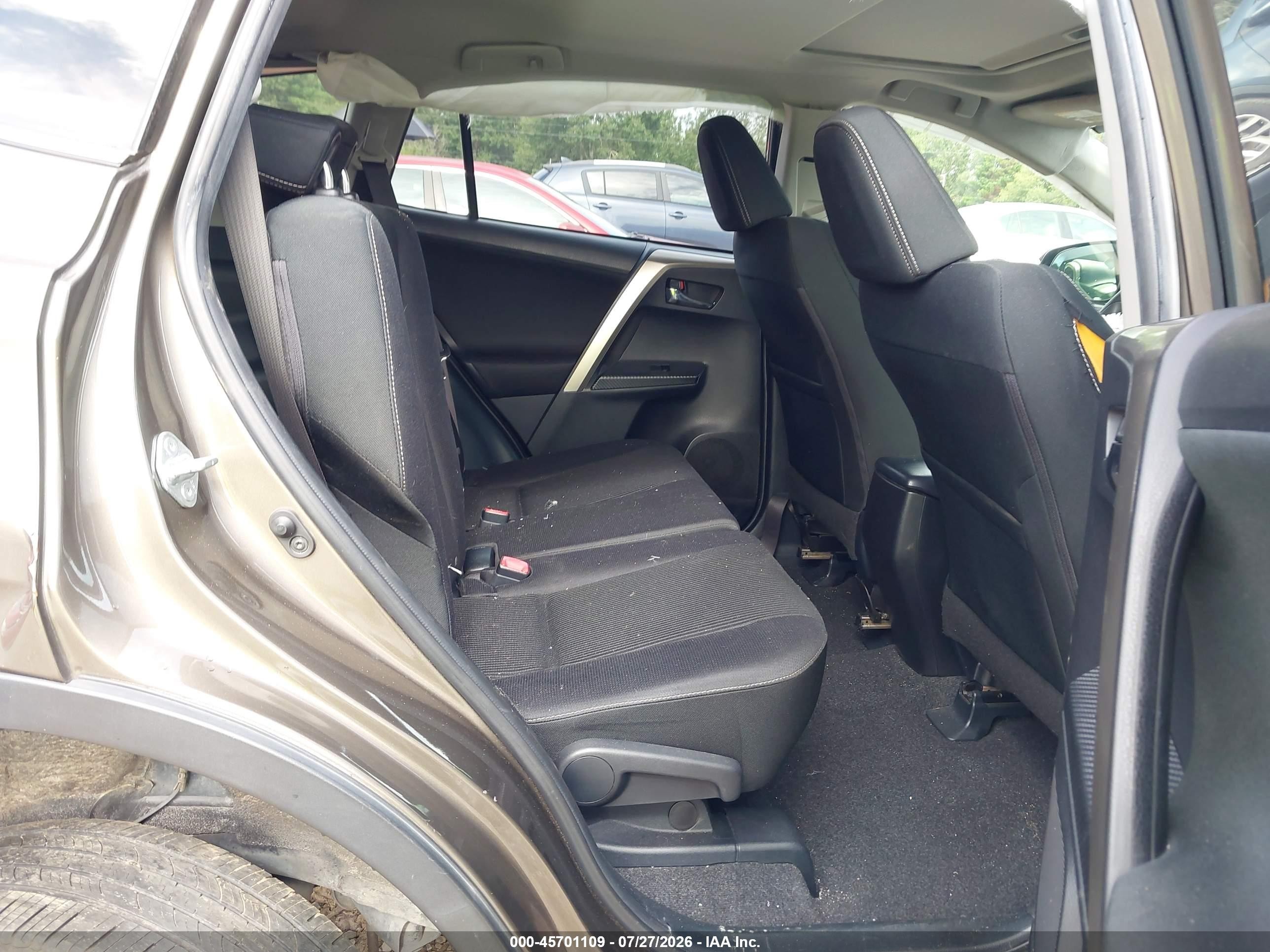 2014 Toyota Rav4 Xle Gray vin: JTMWFREV4ED033908