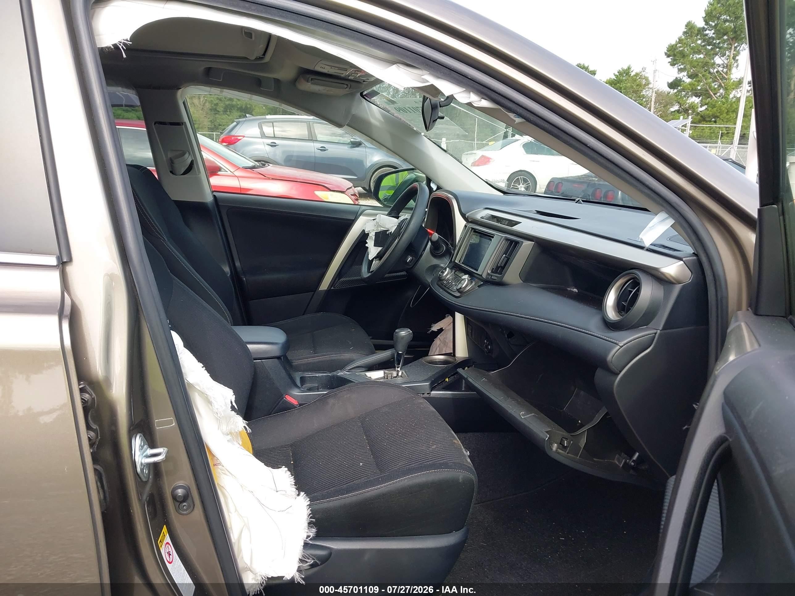 2014 Toyota Rav4 Xle Gray vin: JTMWFREV4ED033908