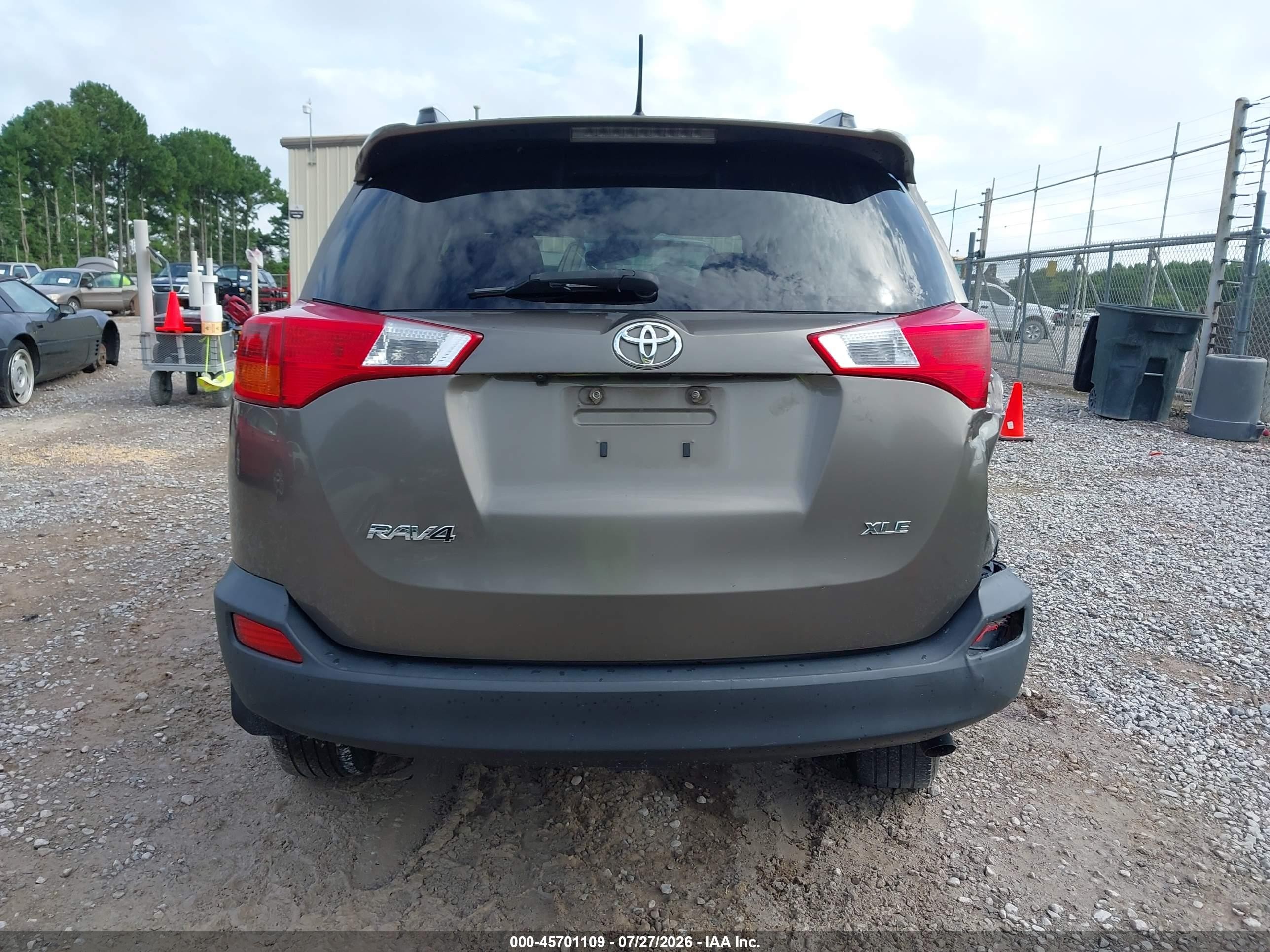 2014 Toyota Rav4 Xle Gray vin: JTMWFREV4ED033908