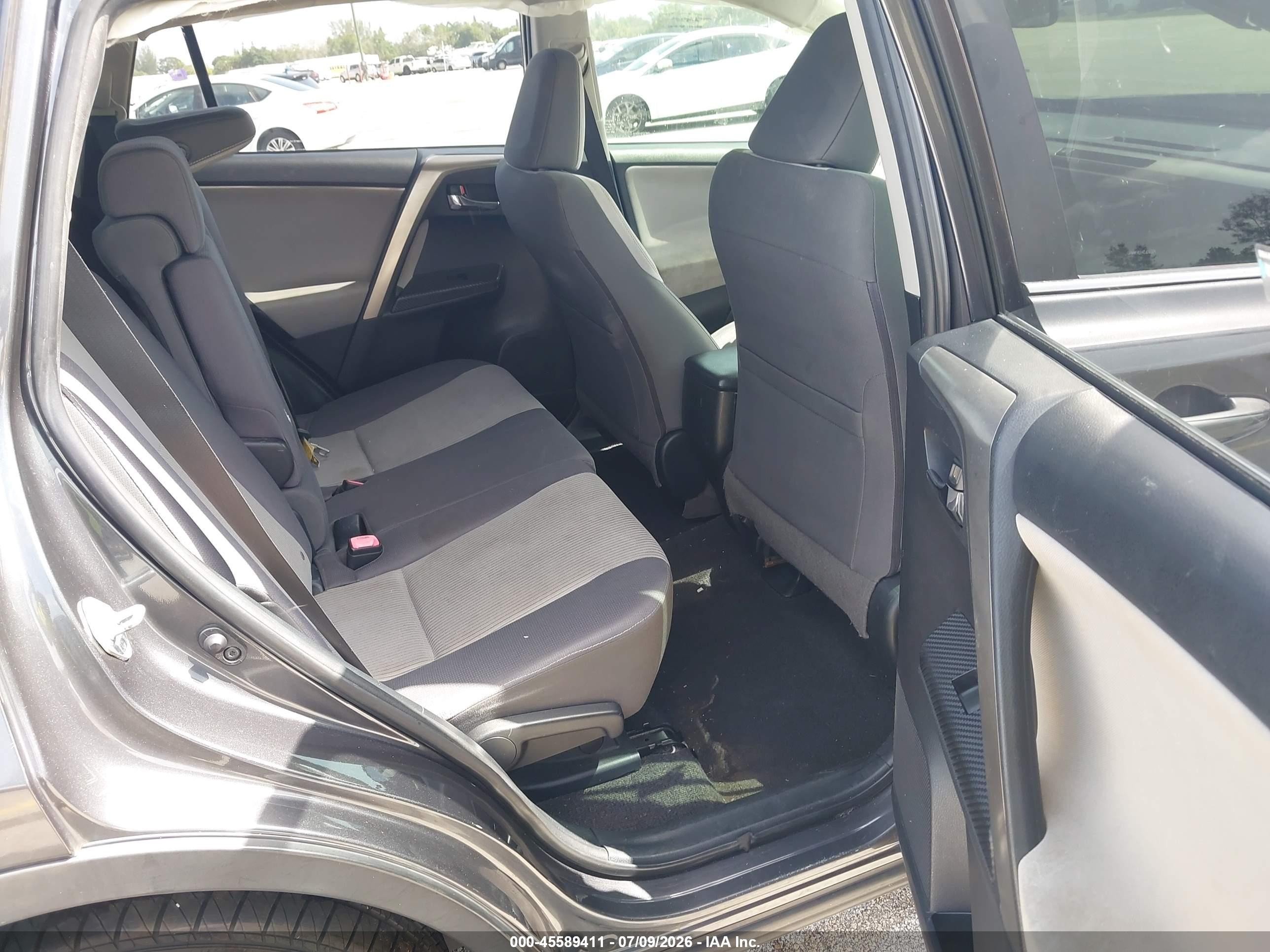 2014 Toyota Rav4 Xle Gray vin: JTMWFREV4EJ010324