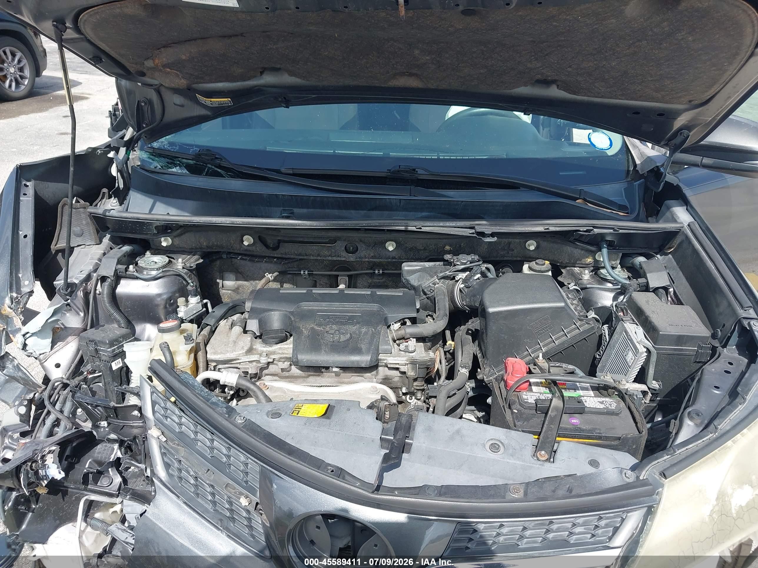 2014 Toyota Rav4 Xle Gray vin: JTMWFREV4EJ010324