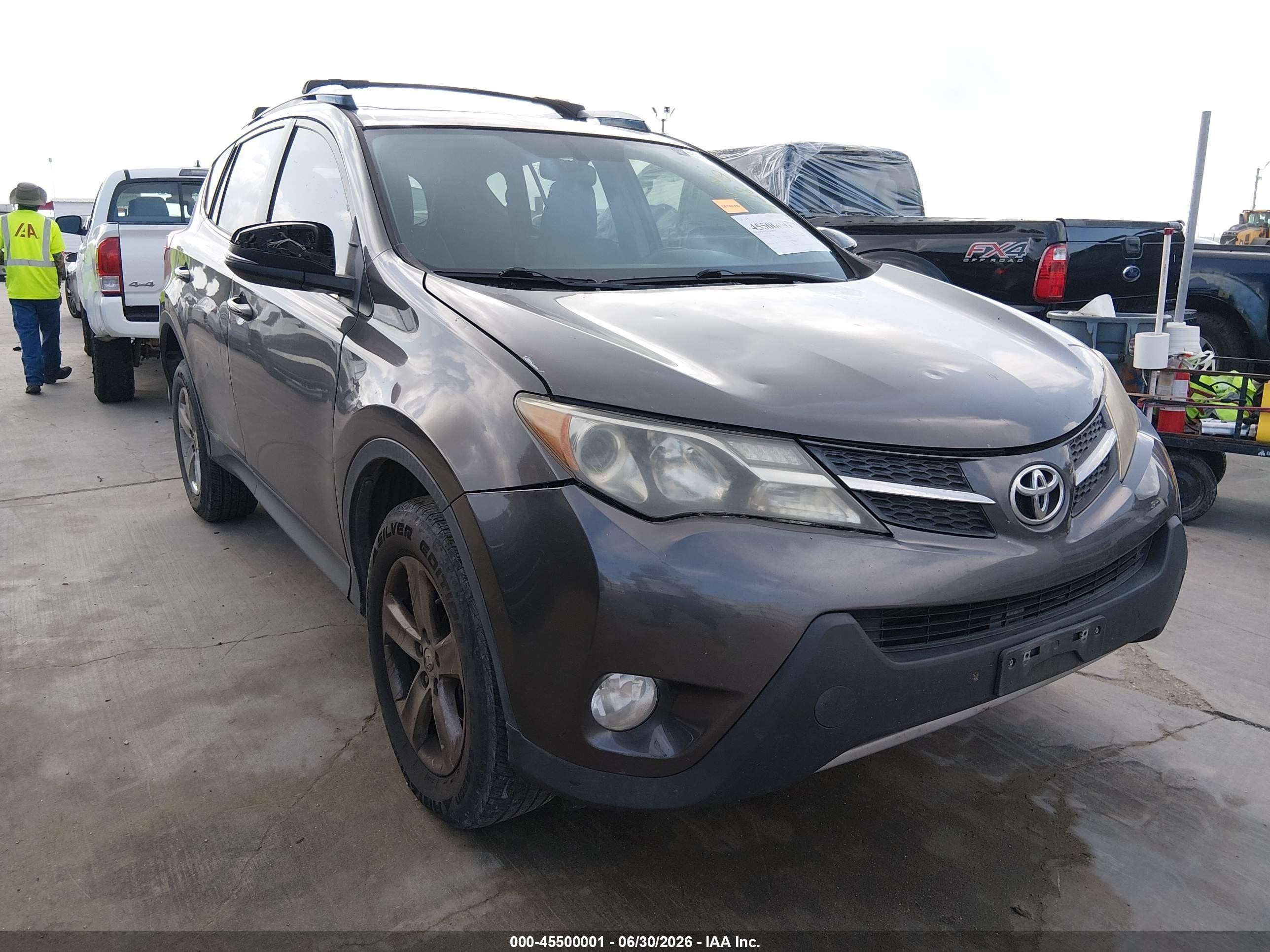 2014 Toyota Rav4 Xle Gray vin: JTMWFREV4EJ011991