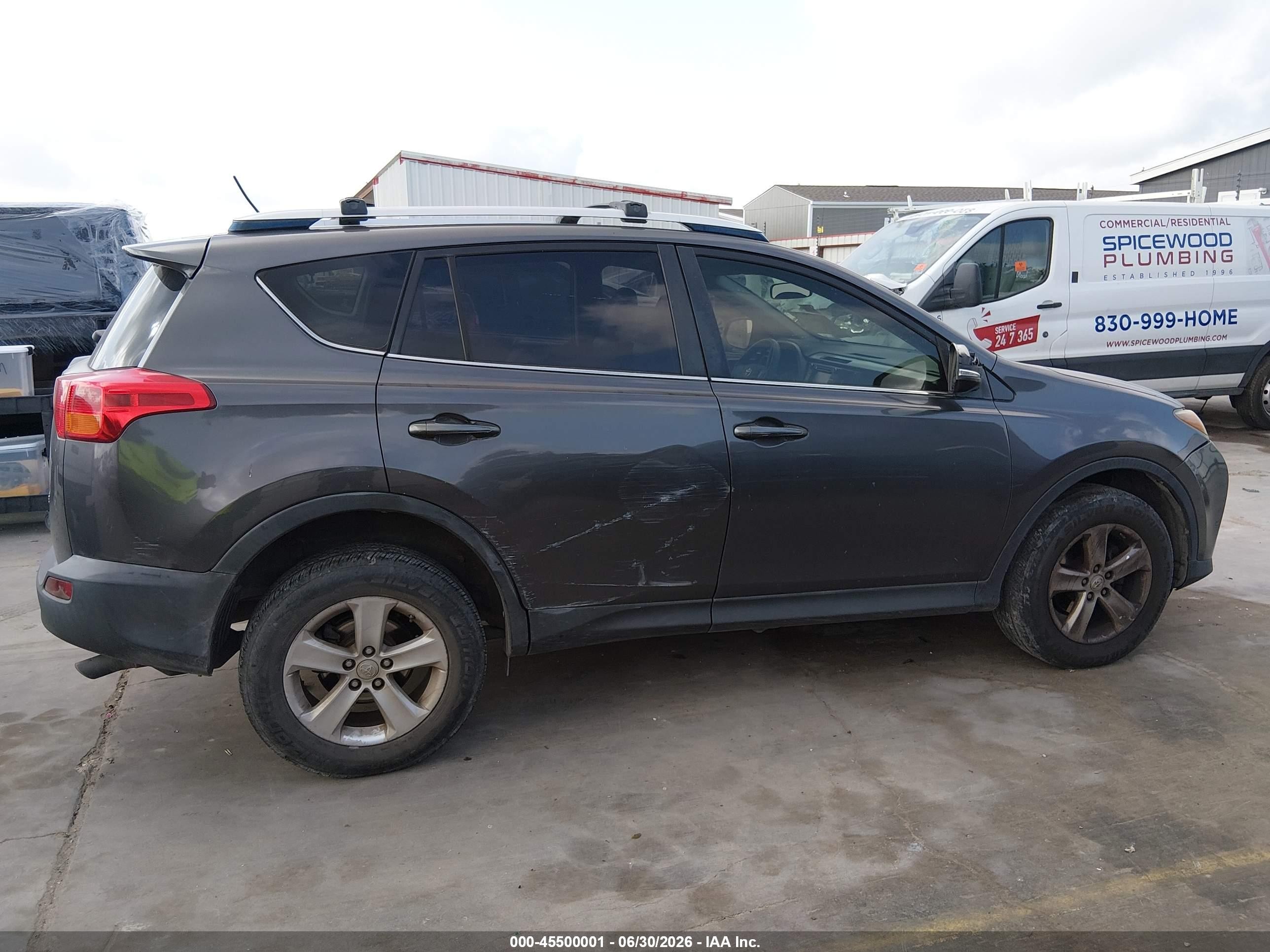 2014 Toyota Rav4 Xle Серый vin: JTMWFREV4EJ011991